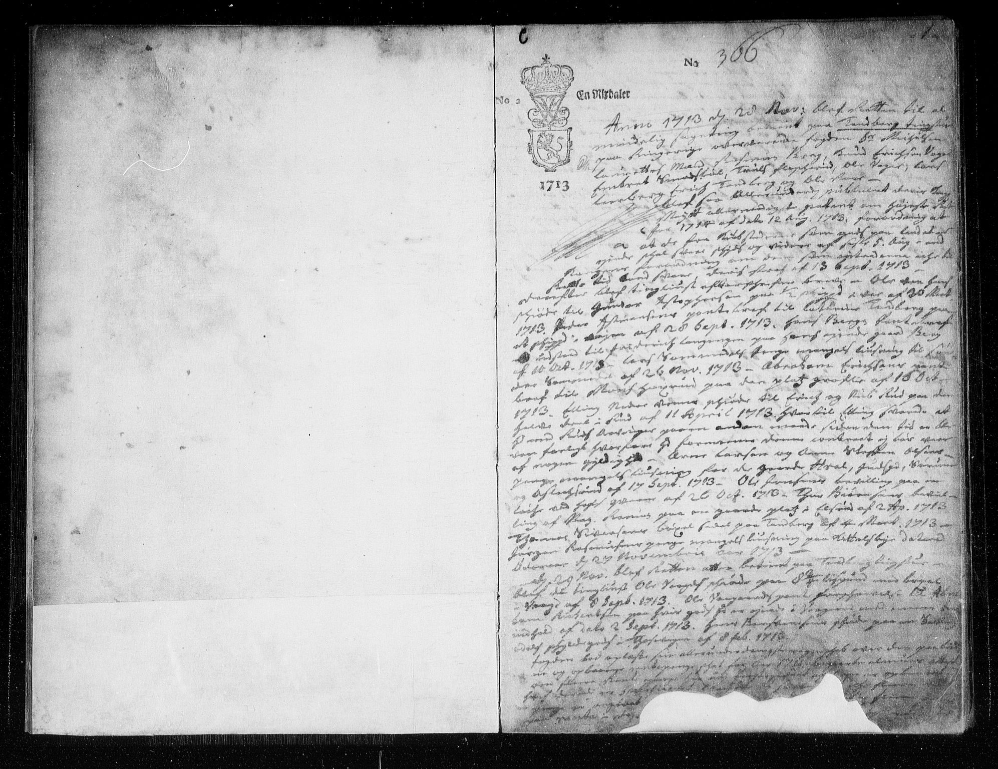Ringerike og Hallingdal sorenskriveri, SAKO/A-81/F/Fa/Faa/L0027: Tingbok, 1713-1716, s. 1