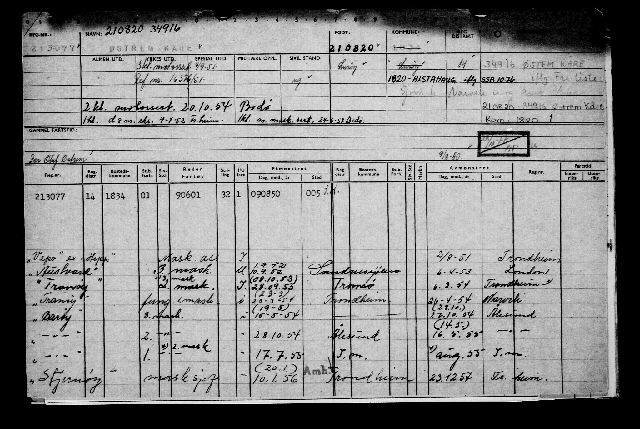 Direktoratet for sjømenn, AV/RA-S-3545/G/Gb/L0184: Hovedkort, 1920, s. 511