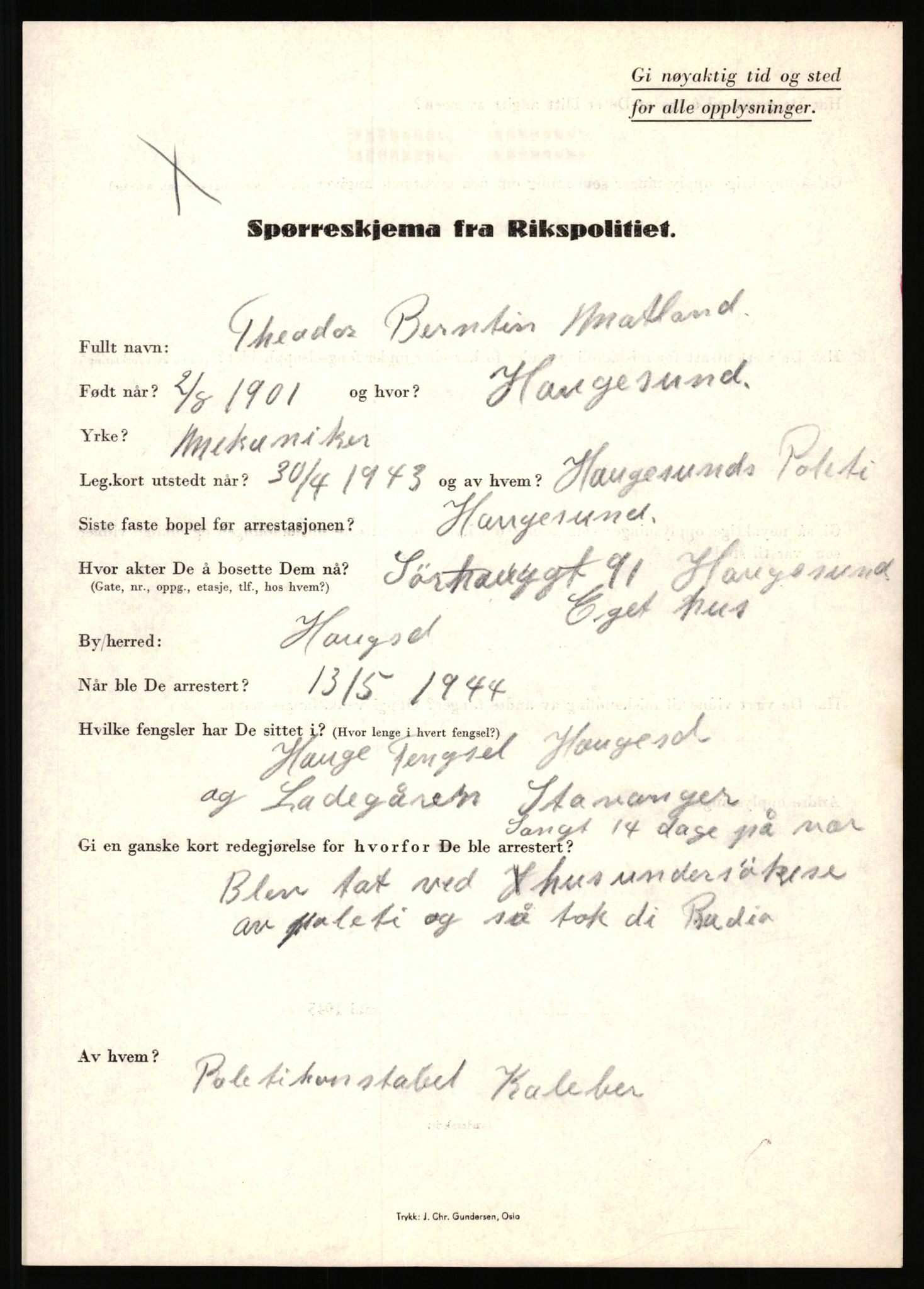 Rikspolitisjefen, AV/RA-S-1560/L/L0011: Lucassen, Oscar Fredrik - Moen, Olav, 1940-1945, s. 716