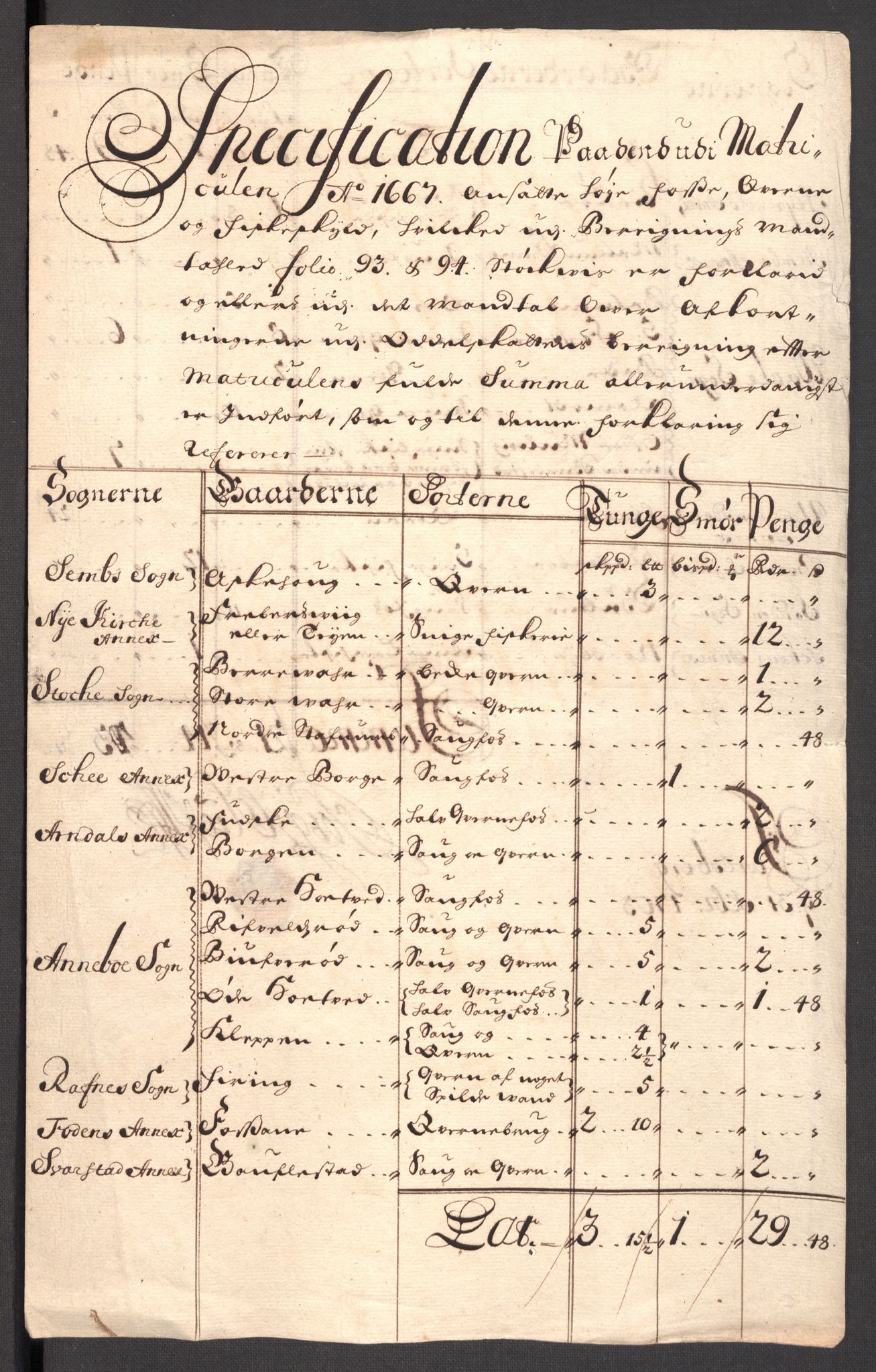 Rentekammeret inntil 1814, Reviderte regnskaper, Fogderegnskap, RA/EA-4092/R32/L1871: Fogderegnskap Jarlsberg grevskap, 1703-1705, s. 133