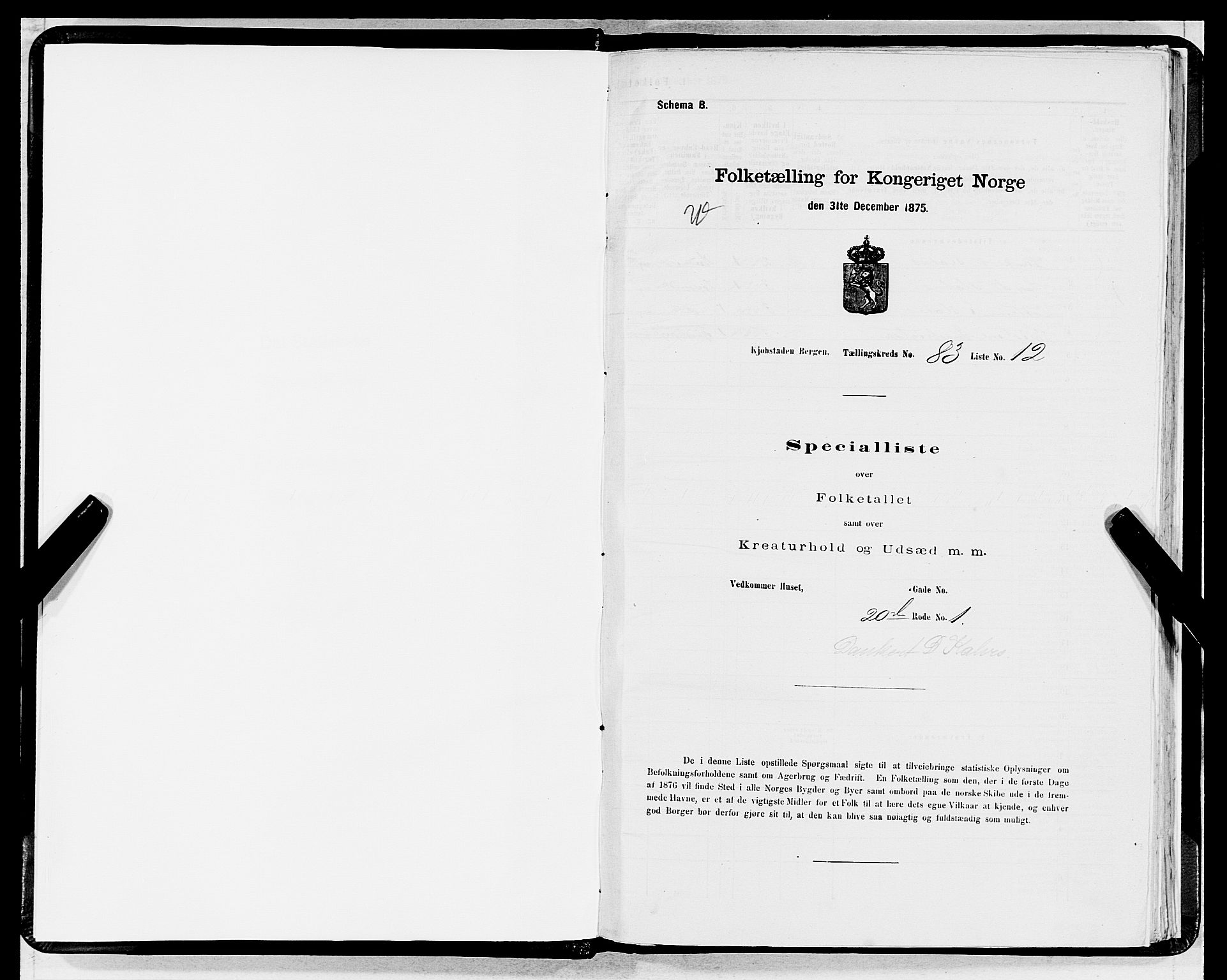SAB, Folketelling 1875 for 1301 Bergen kjøpstad, 1875, s. 4475