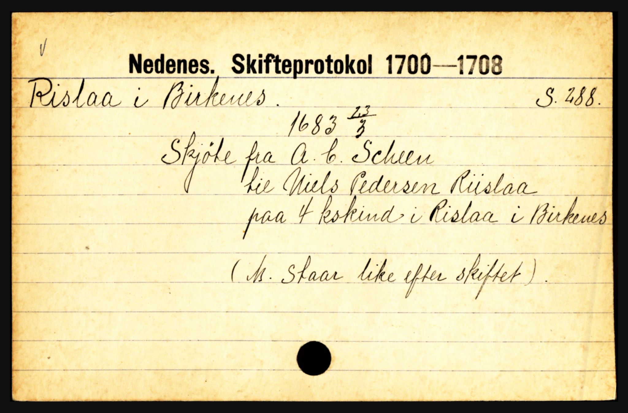 Nedenes sorenskriveri før 1824, AV/SAK-1221-0007/H, s. 23899