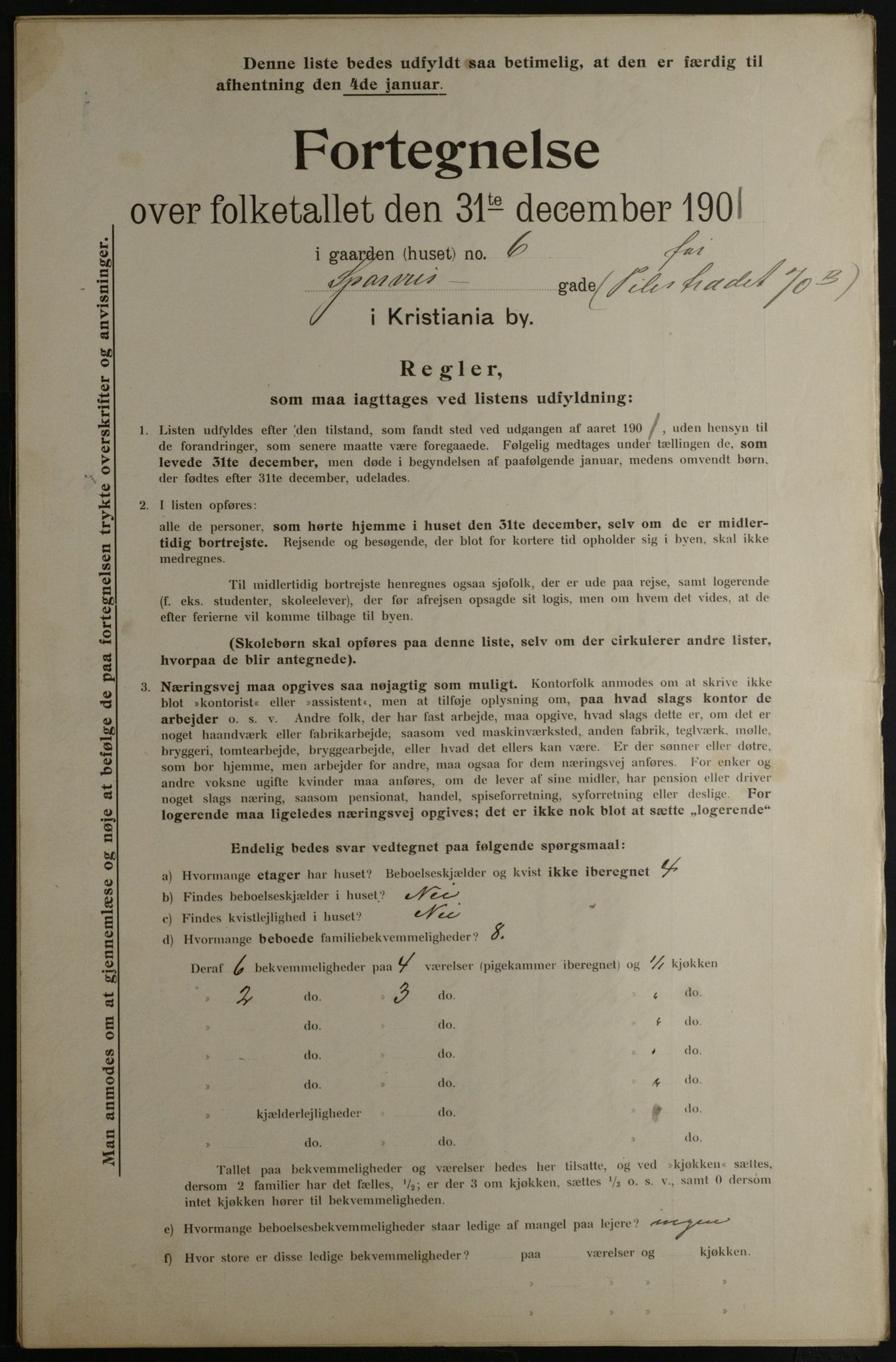 OBA, Kommunal folketelling 31.12.1901 for Kristiania kjøpstad, 1901, s. 15413