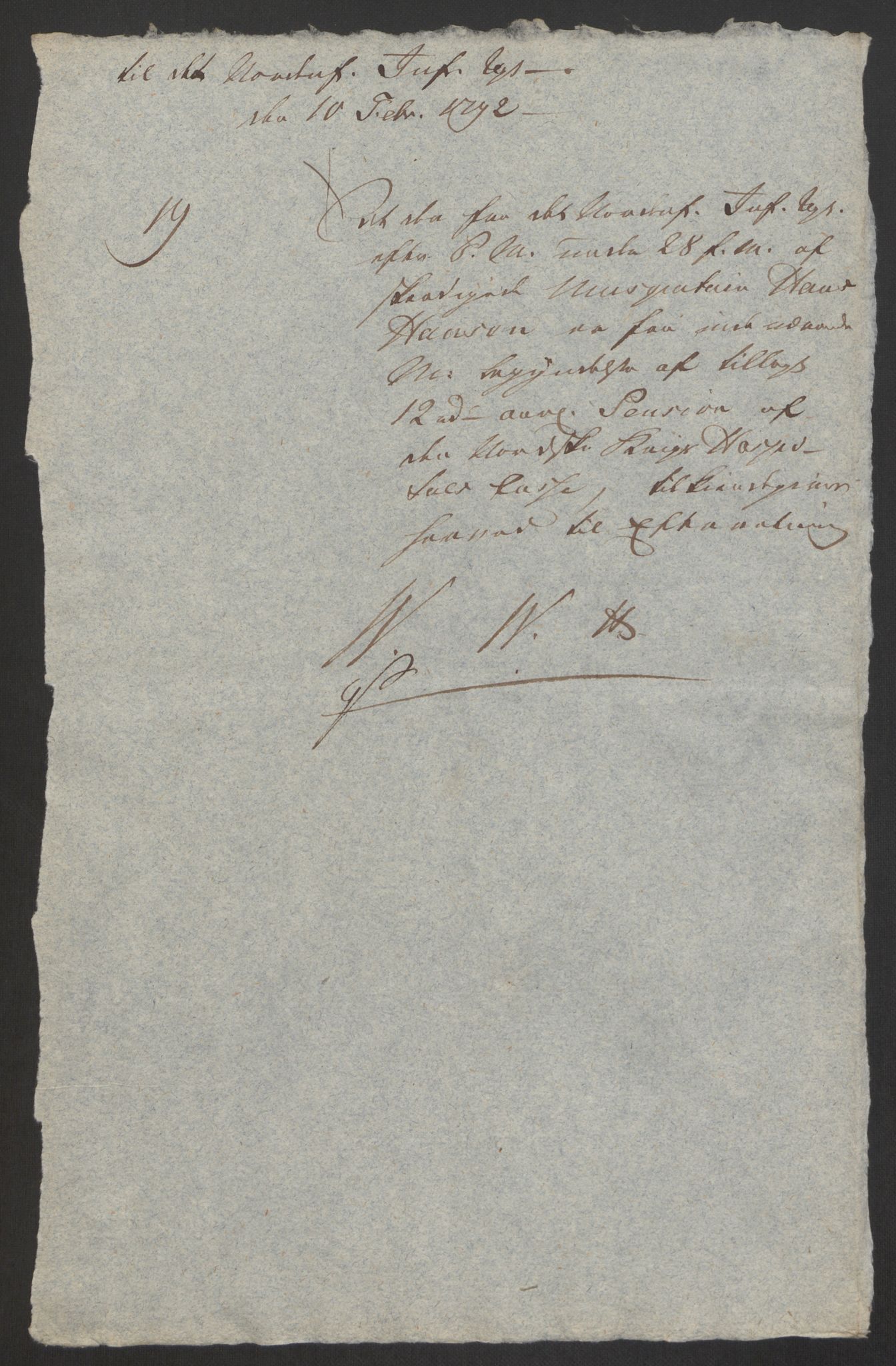Forsvaret, Den norske kvesthuskasse/krigshospitalkasse, AV/RA-RAFA-1887/F/Fa/L0008: Konsepter, 1790-1793, s. 753