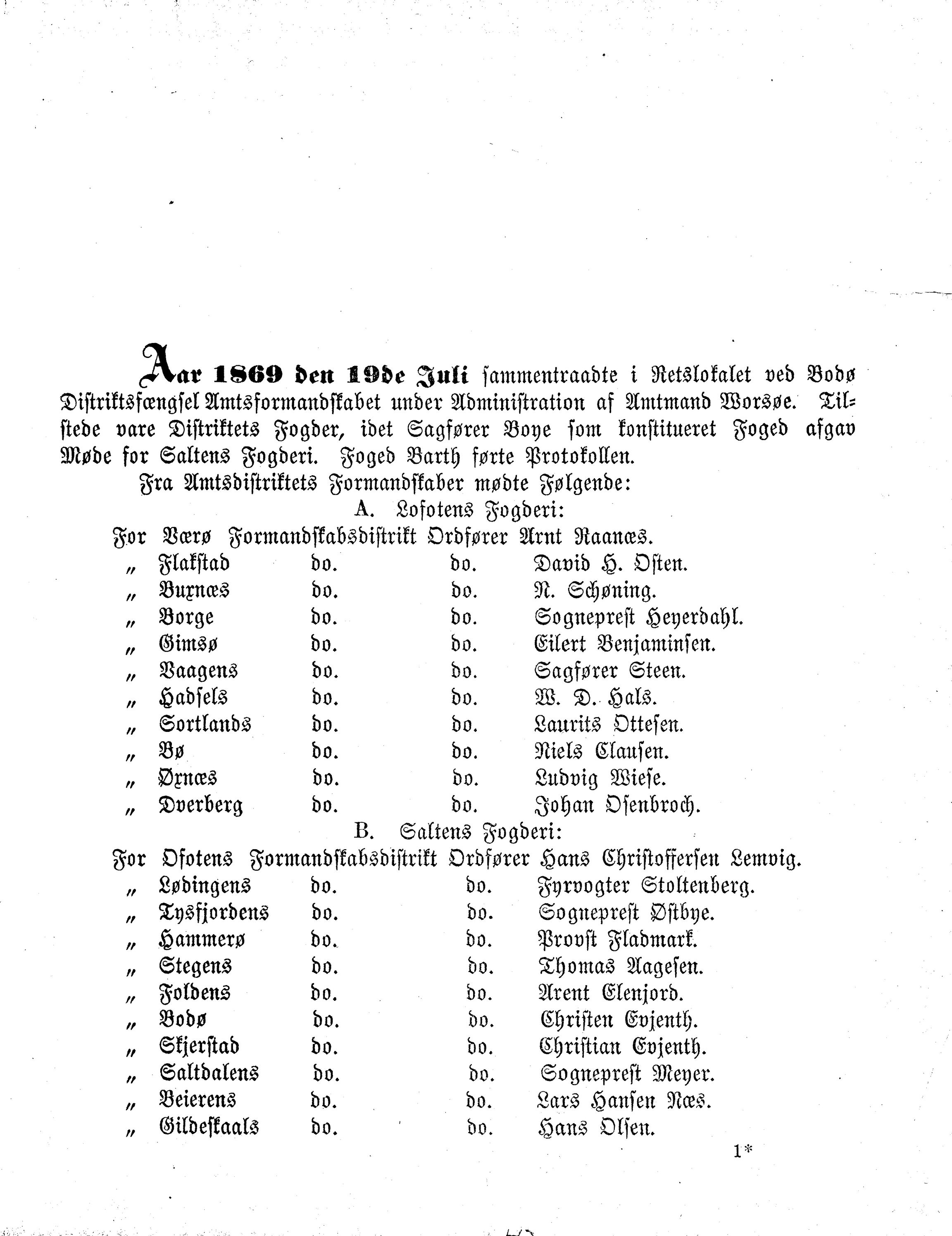 Nordland Fylkeskommune. Fylkestinget, AIN/NFK-17/176/A/Ac/L0005: Fylkestingsforhandlinger 1866-1870, 1866-1870