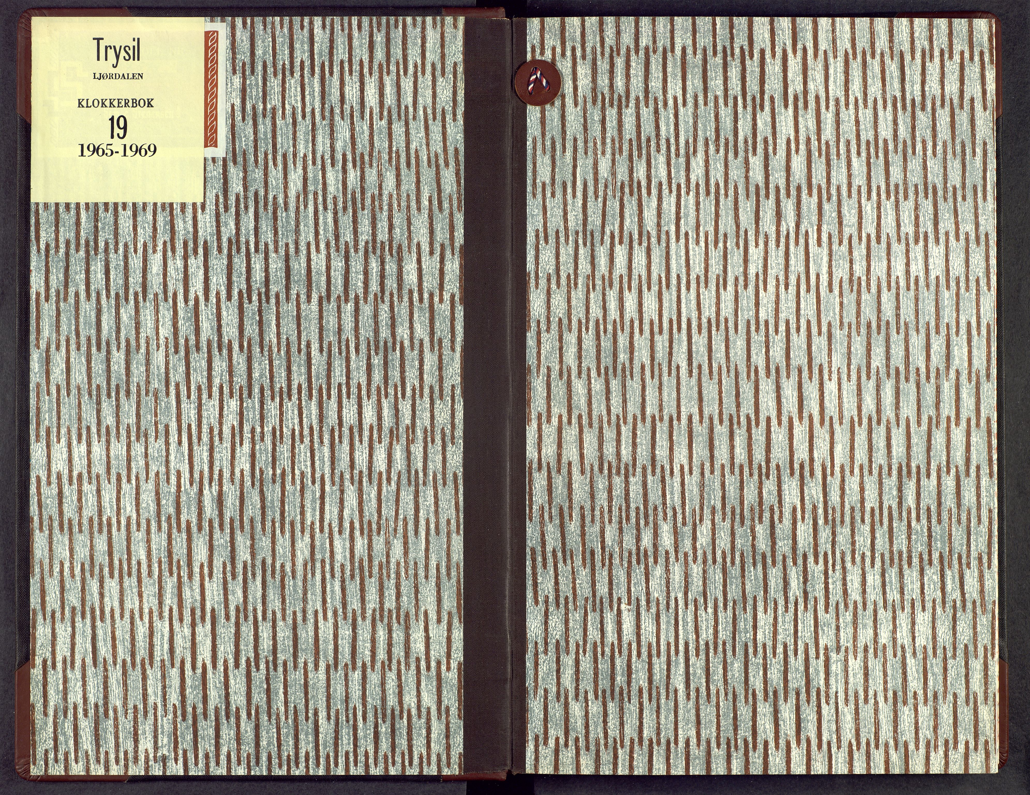 Trysil prestekontor, SAH/PREST-046/H/Ha/Hab/L0019: Klokkerbok nr. 19, 1965-1969