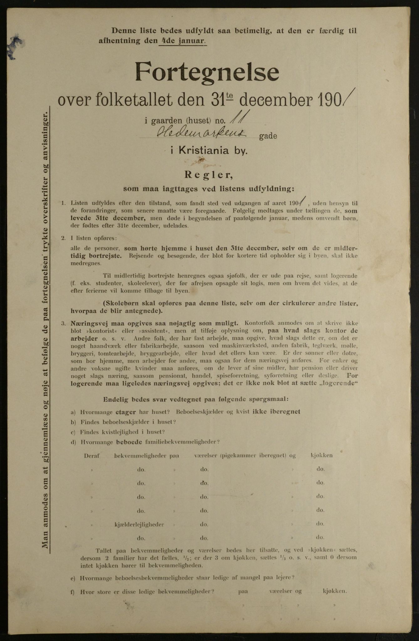 OBA, Kommunal folketelling 31.12.1901 for Kristiania kjøpstad, 1901, s. 5734