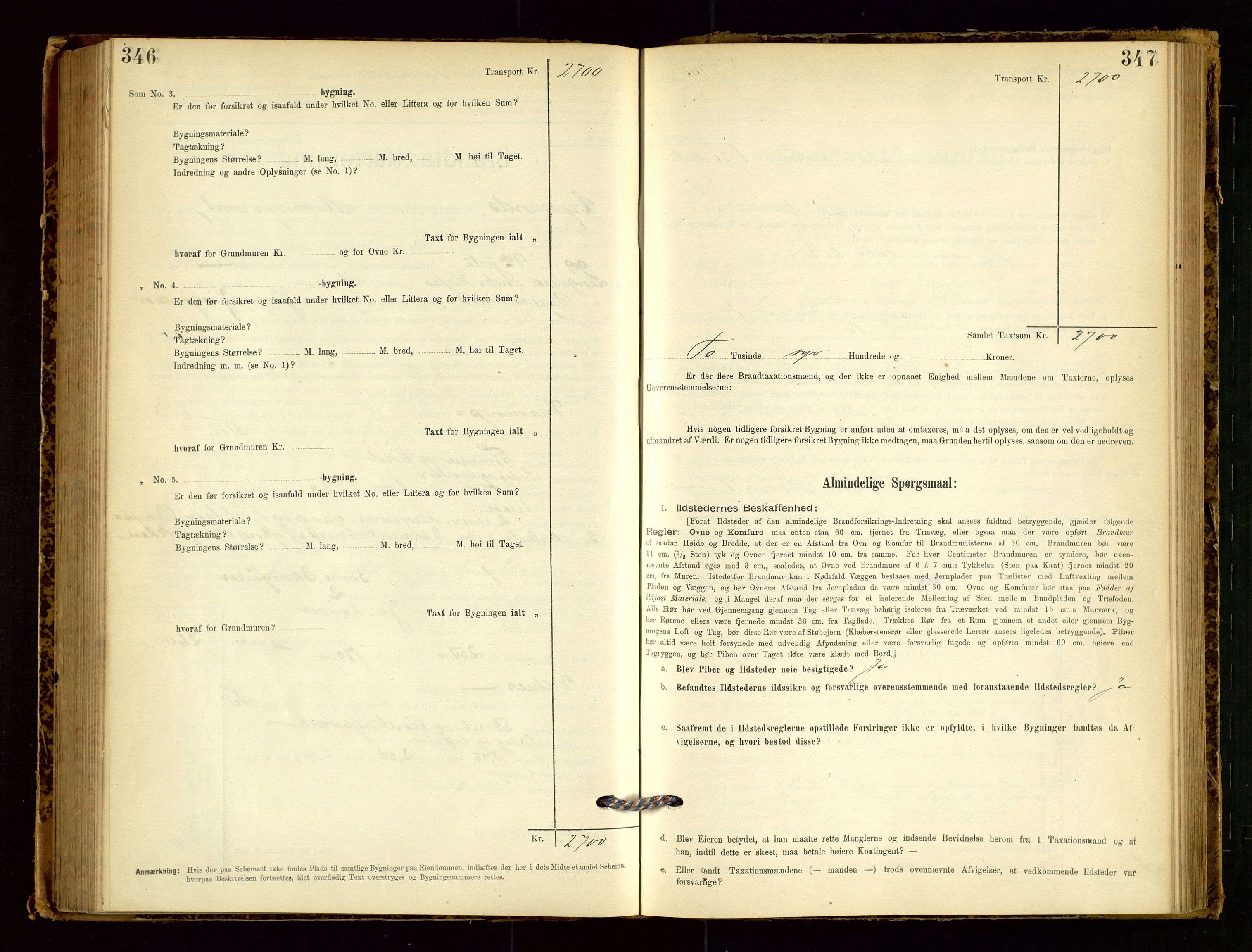 Eigersund lensmannskontor, AV/SAST-A-100171/Gob/L0001: Skjemaprotokoll, 1894-1909, s. 346-347