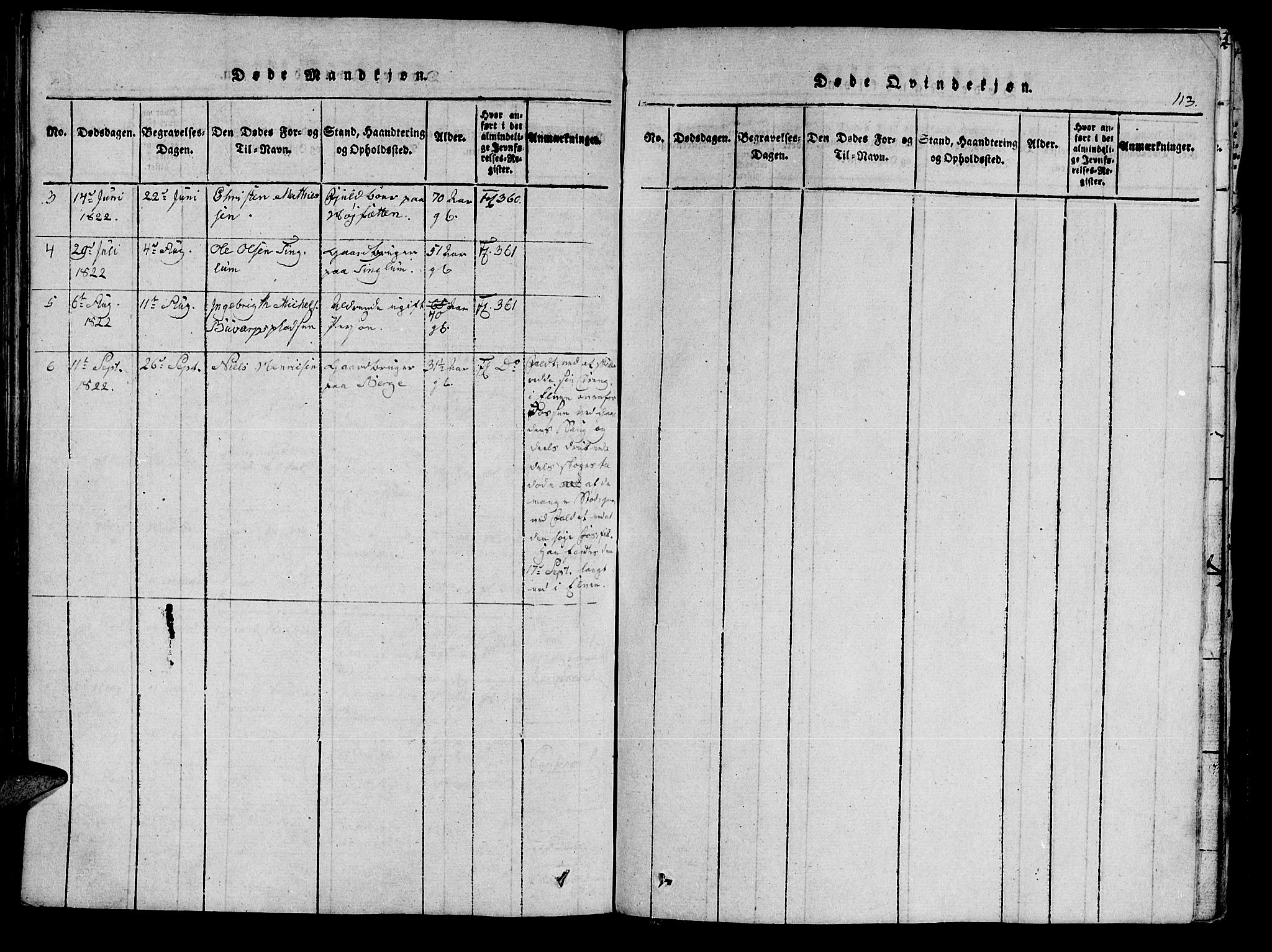 Ministerialprotokoller, klokkerbøker og fødselsregistre - Nord-Trøndelag, SAT/A-1458/741/L0387: Ministerialbok nr. 741A03 /3, 1817-1822, s. 113