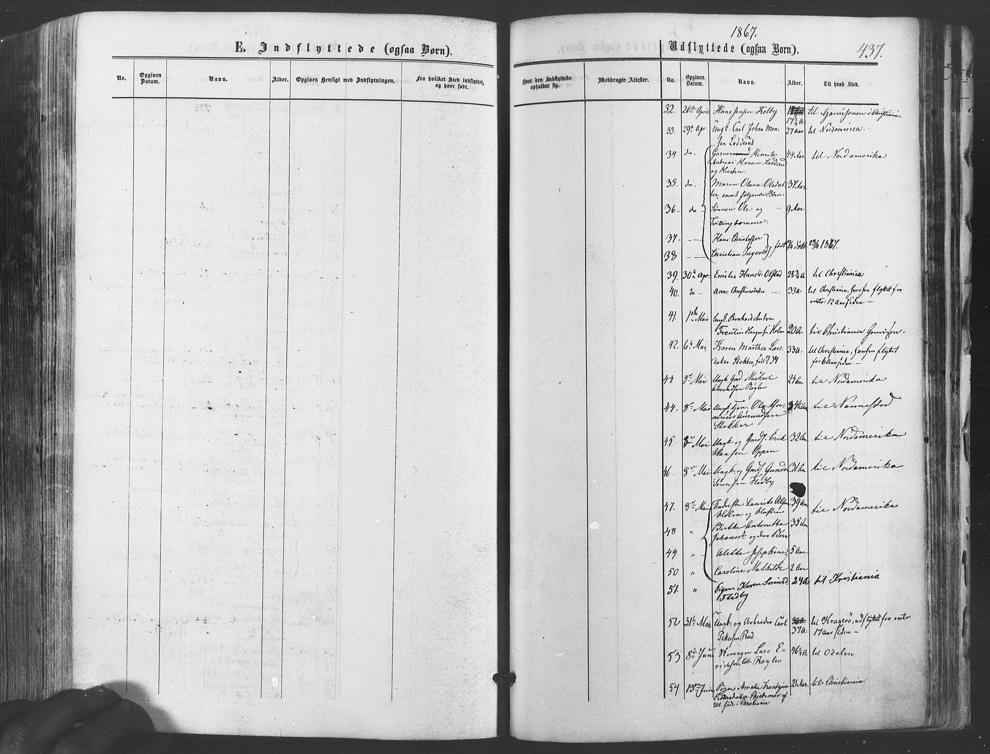 Ullensaker prestekontor Kirkebøker, AV/SAO-A-10236a/F/Fa/L0016: Ministerialbok nr. I 16, 1863-1875, s. 437