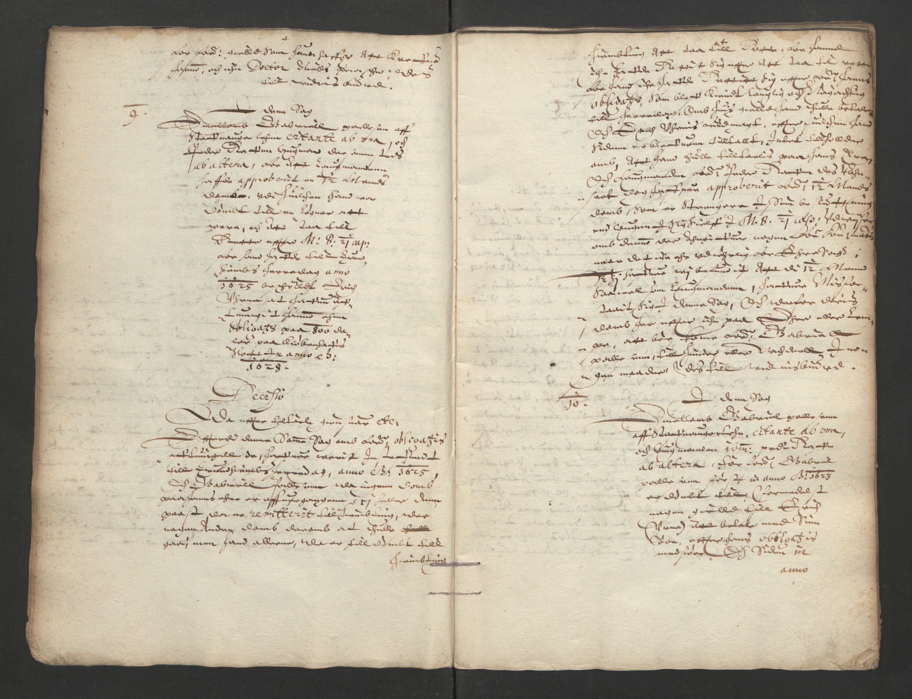 Herredagen 1539-1664  (Kongens Retterting), AV/RA-EA-2882/A/L0016: Avsiktsbok   Stevningsbok, 1628