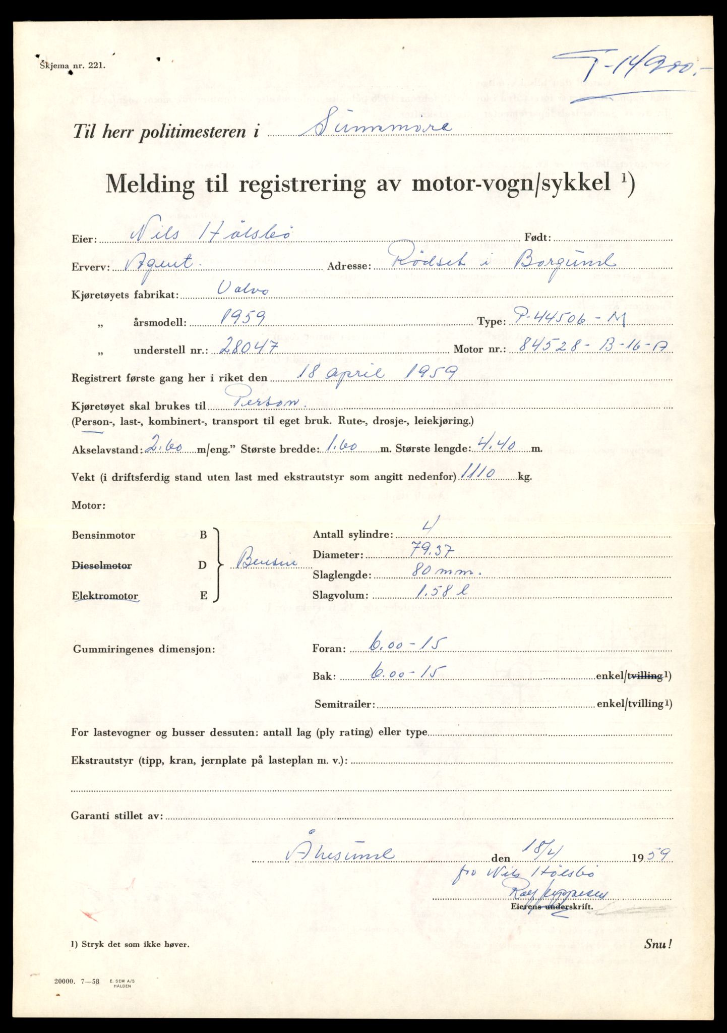 Møre og Romsdal vegkontor - Ålesund trafikkstasjon, AV/SAT-A-4099/F/Fe/L0049: Registreringskort for kjøretøy T 14864 - T 18613, 1927-1998, s. 861