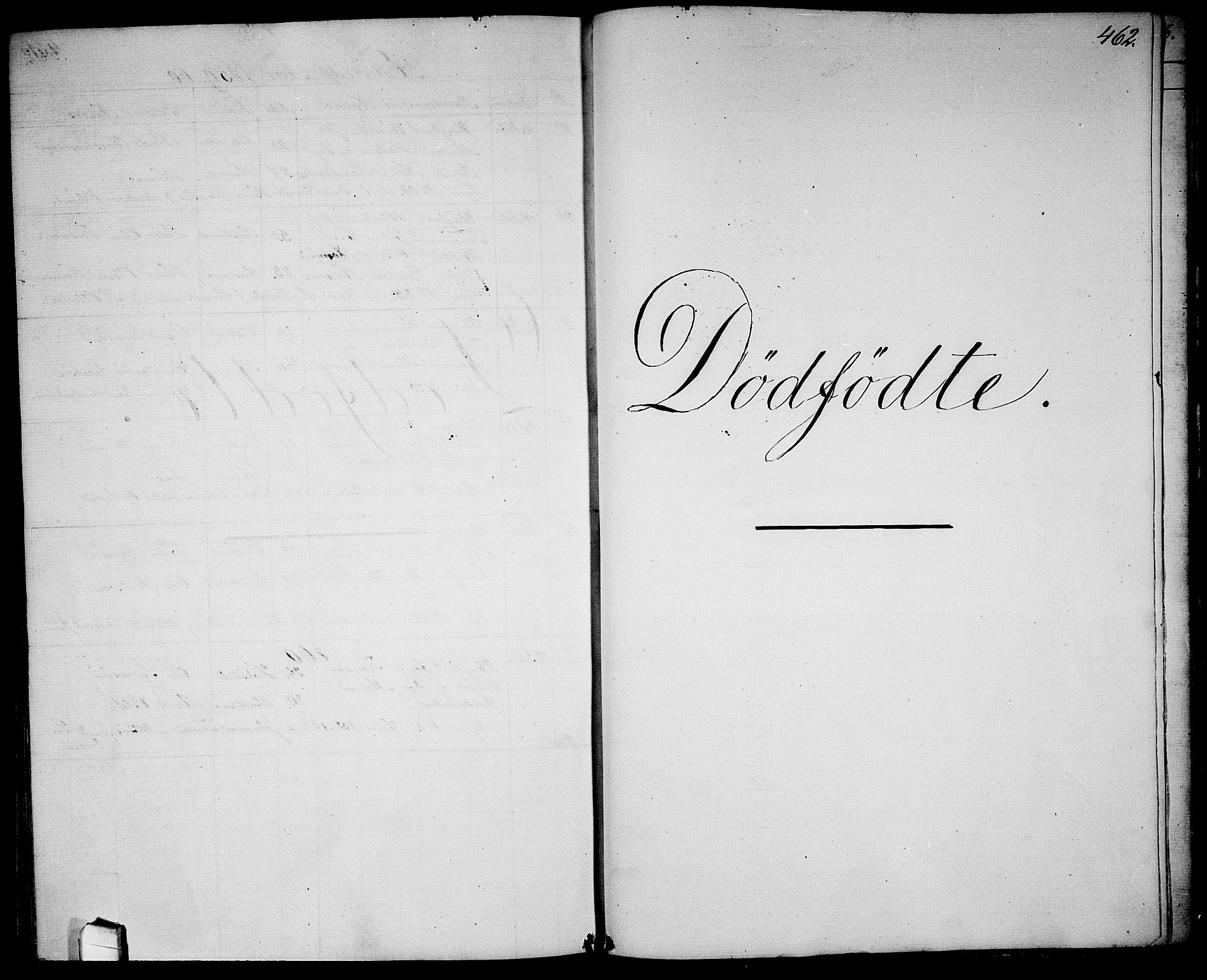 Garnisonsmenigheten Kirkebøker, SAO/A-10846/G/Ga/L0005: Klokkerbok nr. 5, 1841-1860, s. 462
