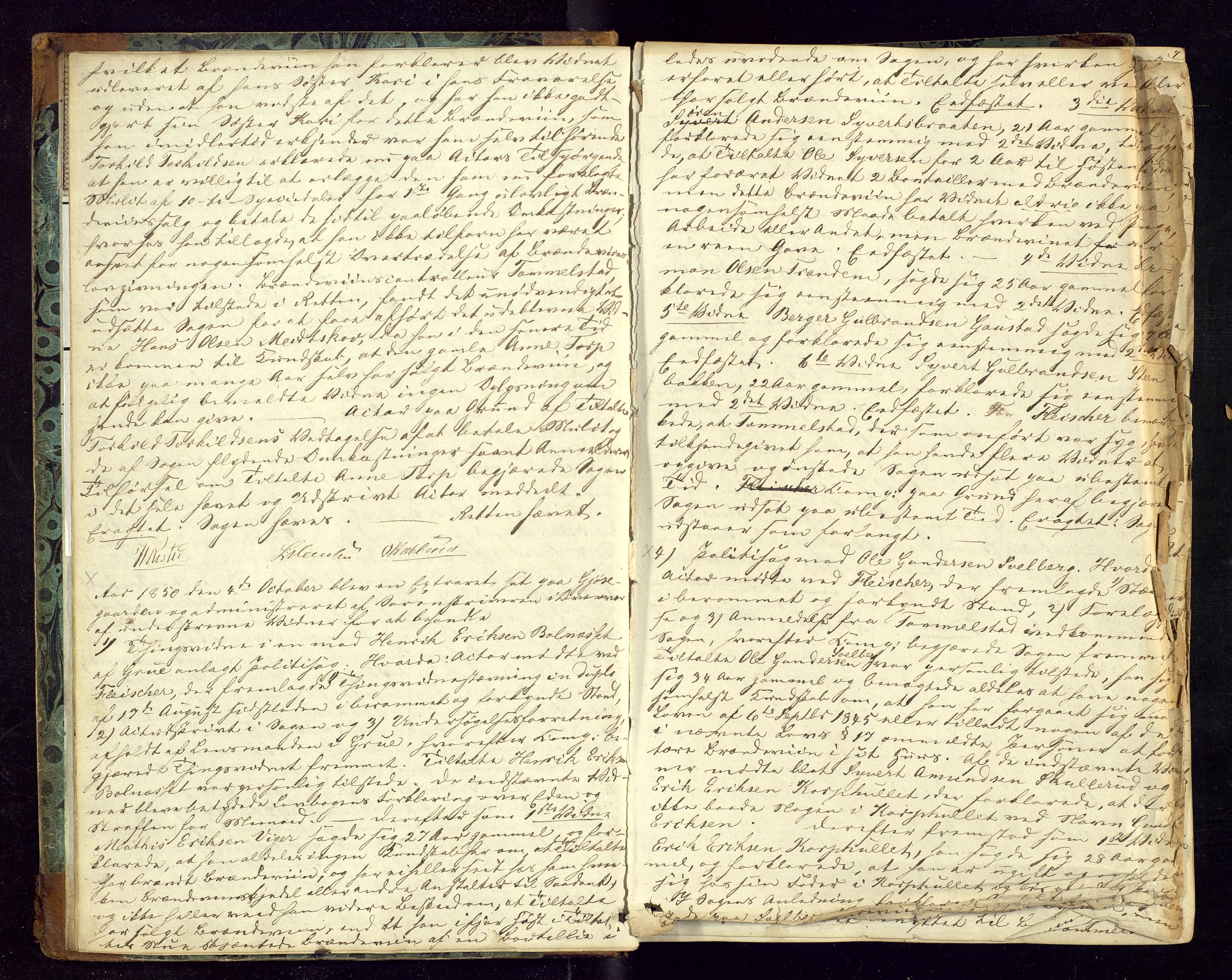 Vinger og Odal sorenskriveri, AV/SAH-TING-022/G/Gc/Gca/L0002: Ekstrarettsprotokoll - Vinger og Odal, 1850-1852, s. 4b-5a