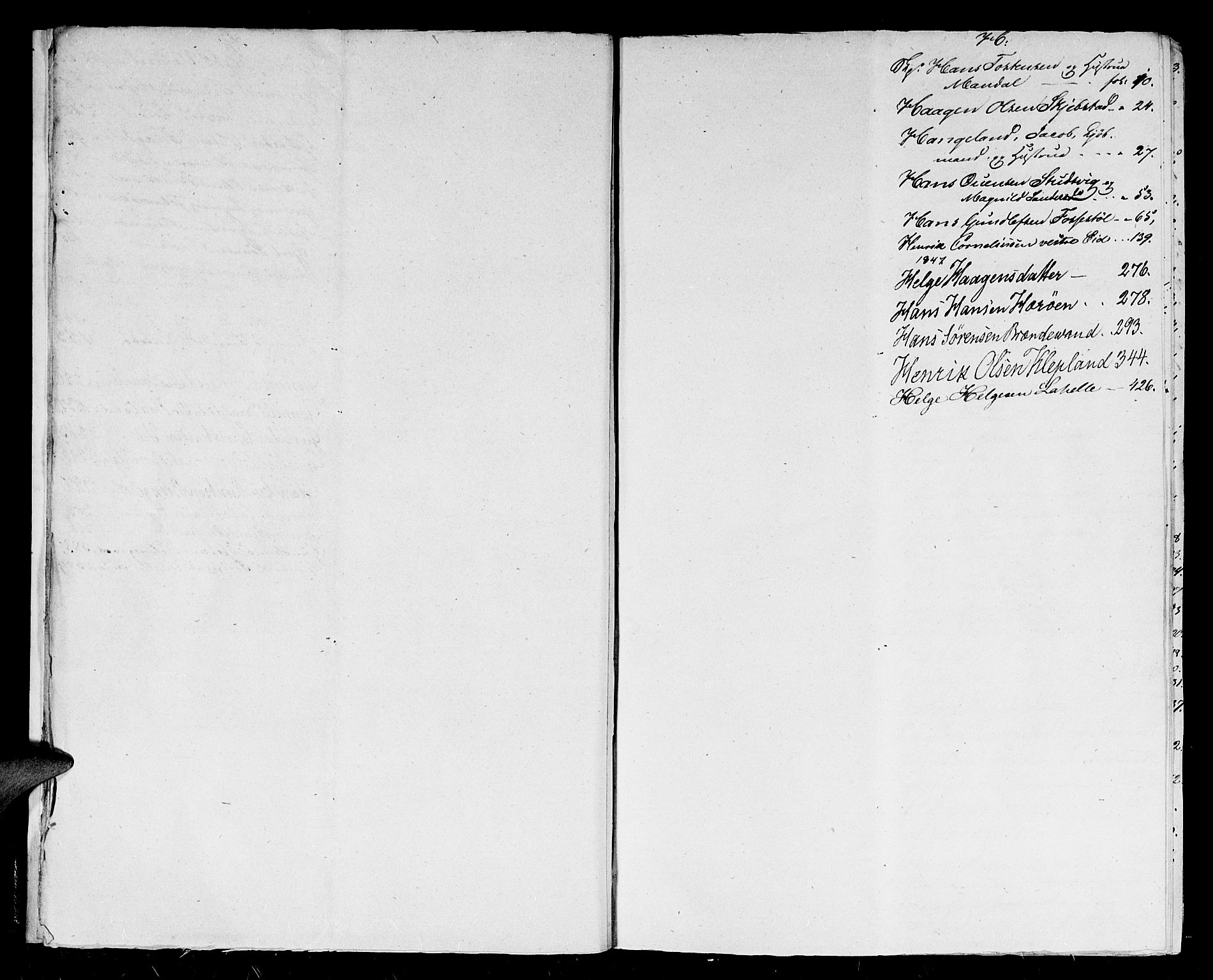 Mandal sorenskriveri, AV/SAK-1221-0005/001/H/Hc/L0093: Skifteutlodningsprotokoll nr 2 med register, 1843-1852