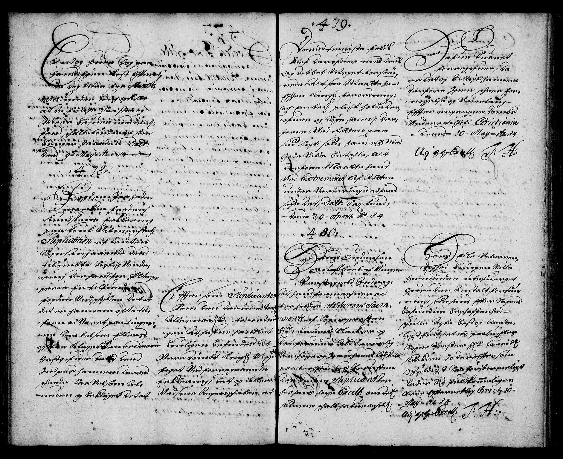 Stattholderembetet 1572-1771, AV/RA-EA-2870/Ae/L0001: Supplikasjons- og resolusjonsprotokoll, 1683-1684