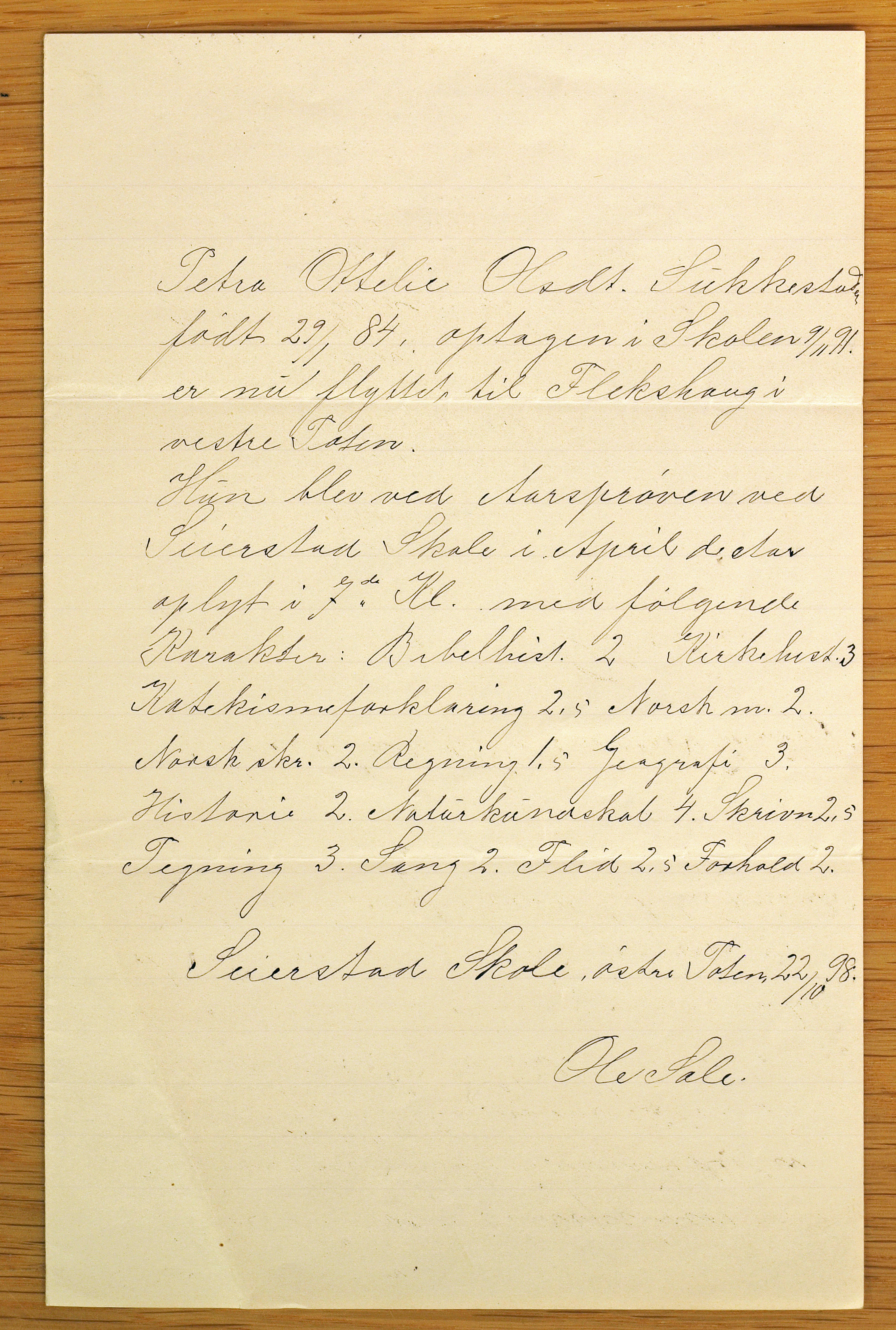 Vestre Toten kommunearkiv*, KVT/-/-/-: Skolehold- og skolesøkningsprotokoll, Nordli, Elton og Østvold krets i Vestre Toten skolekommune, 1886-1904