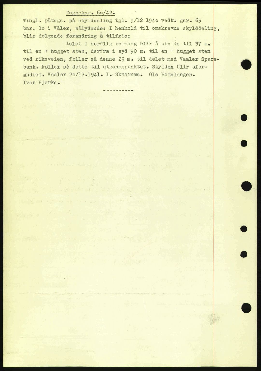 Moss sorenskriveri, SAO/A-10168: Pantebok nr. A9, 1941-1942, Dagboknr: 51/1942