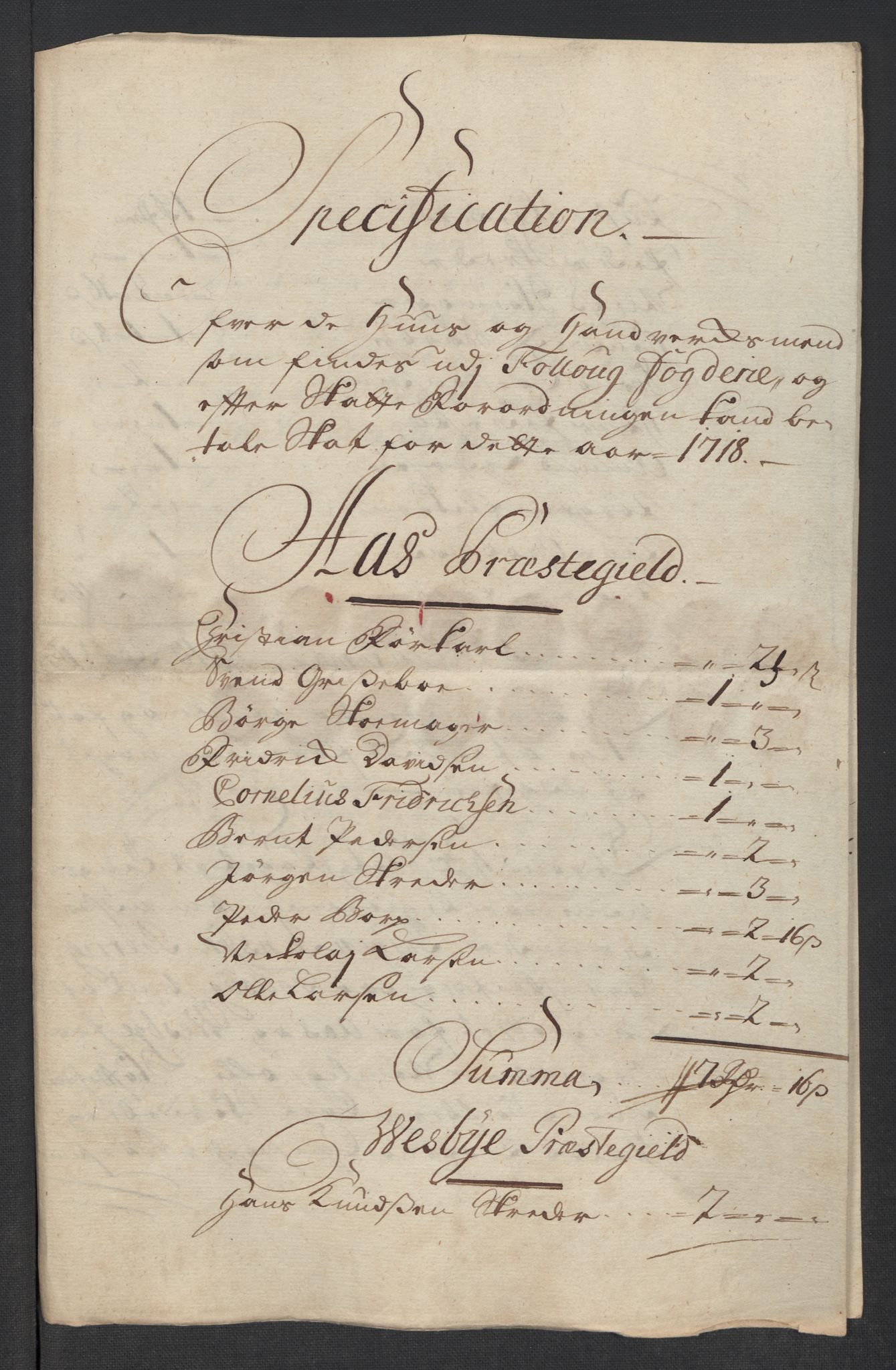 Rentekammeret inntil 1814, Reviderte regnskaper, Fogderegnskap, RA/EA-4092/R10/L0456: Fogderegnskap Aker og Follo, 1718, s. 139