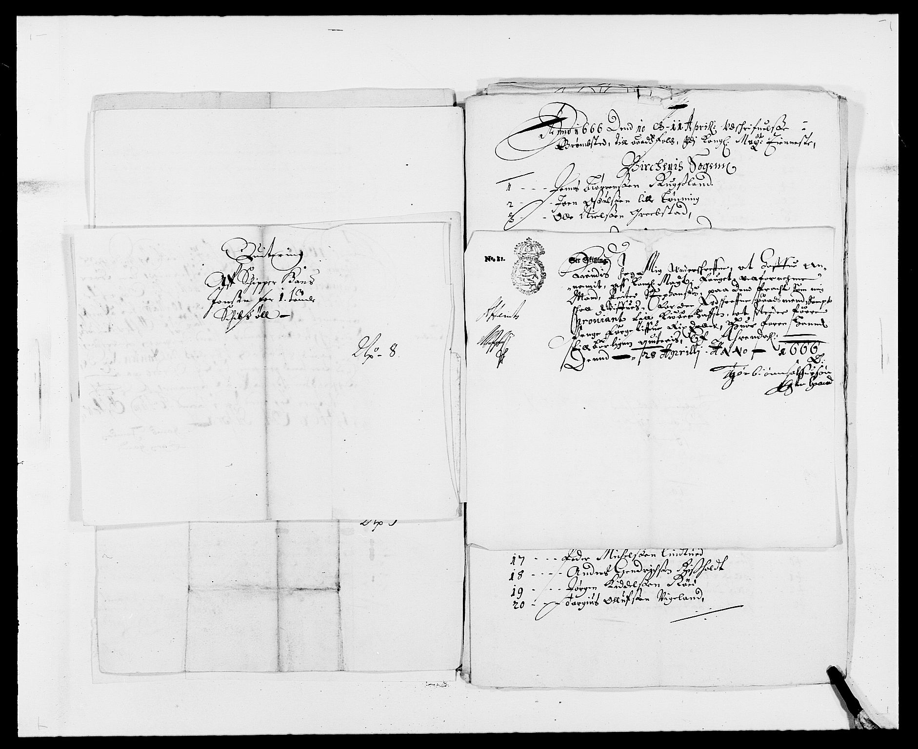 Rentekammeret inntil 1814, Reviderte regnskaper, Fogderegnskap, AV/RA-EA-4092/R39/L2296: Fogderegnskap Nedenes, 1664-1666, s. 447