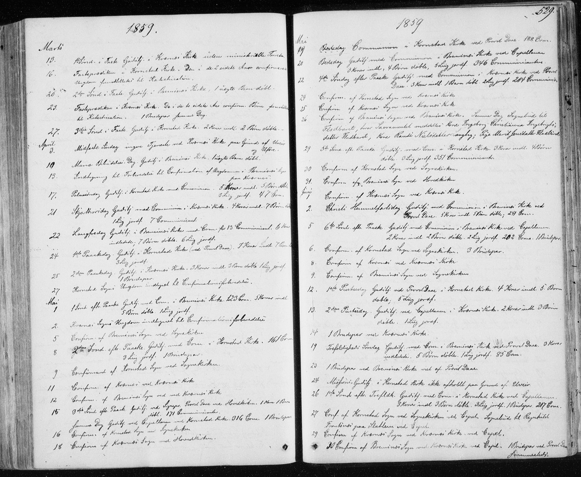 Ministerialprotokoller, klokkerbøker og fødselsregistre - Møre og Romsdal, AV/SAT-A-1454/568/L0804: Ministerialbok nr. 568A11, 1854-1868, s. 529