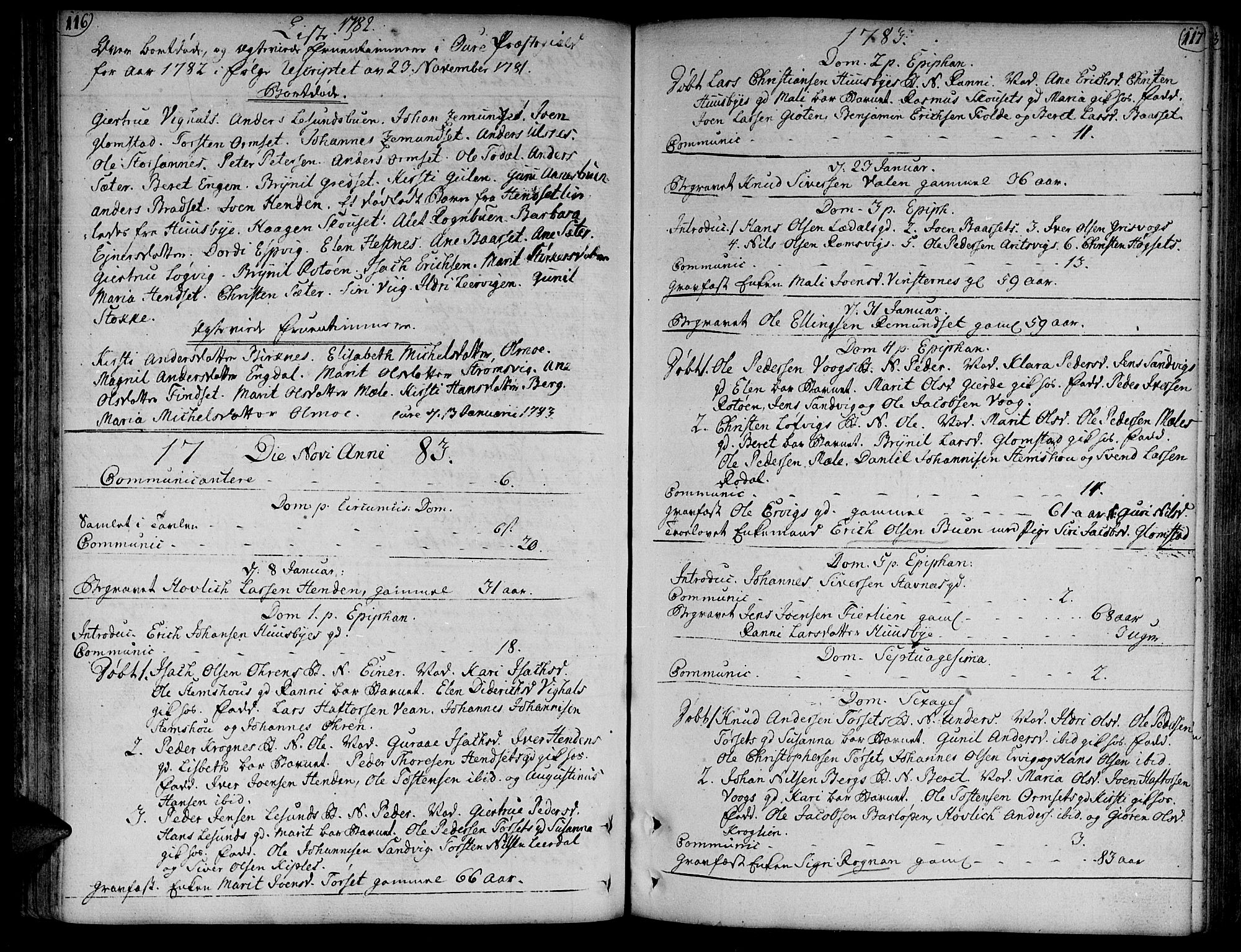 Ministerialprotokoller, klokkerbøker og fødselsregistre - Møre og Romsdal, AV/SAT-A-1454/578/L0902: Ministerialbok nr. 578A01, 1772-1819, s. 116-117