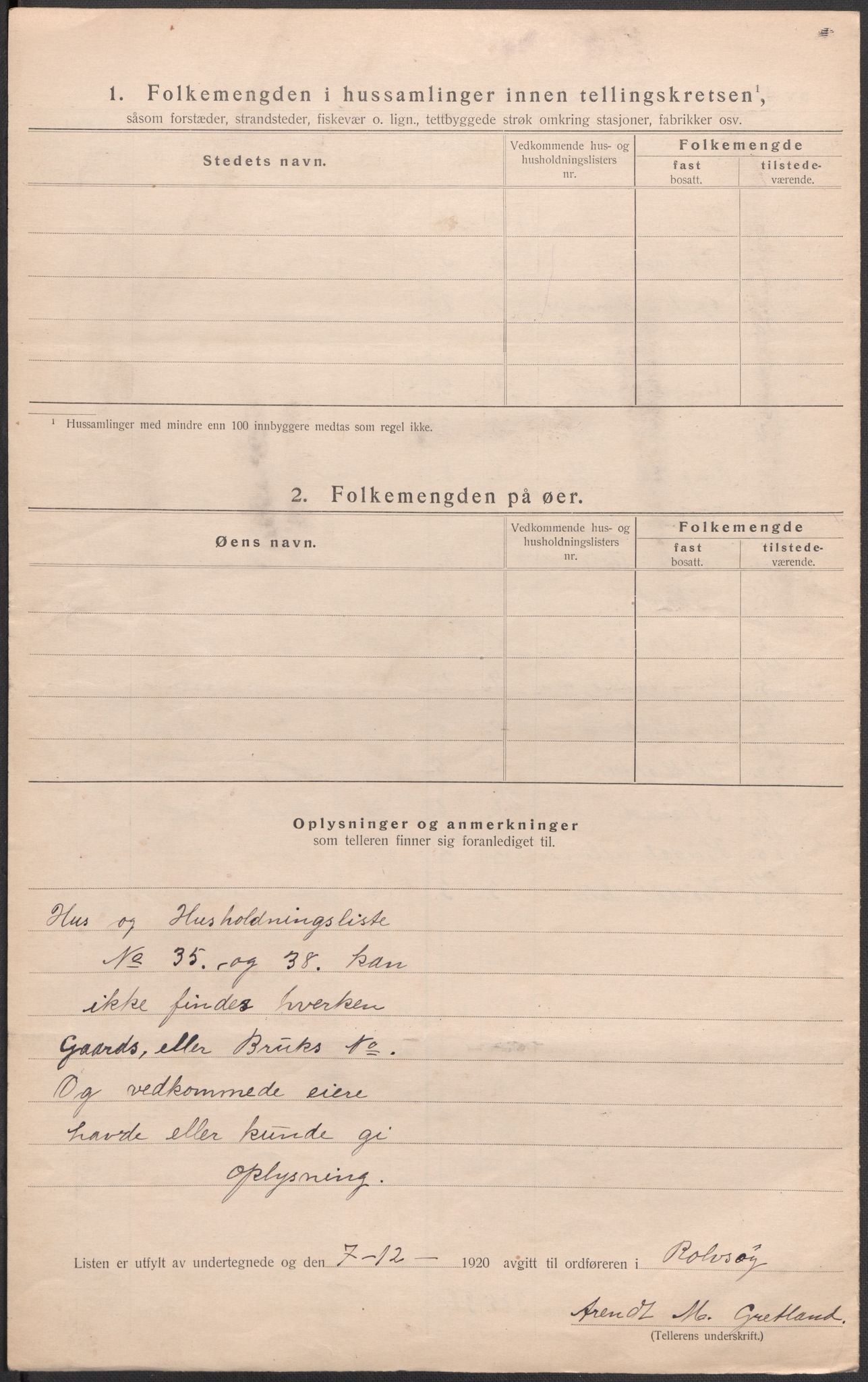 SAO, Folketelling 1920 for 0131 Rolvsøy herred, 1920, s. 9