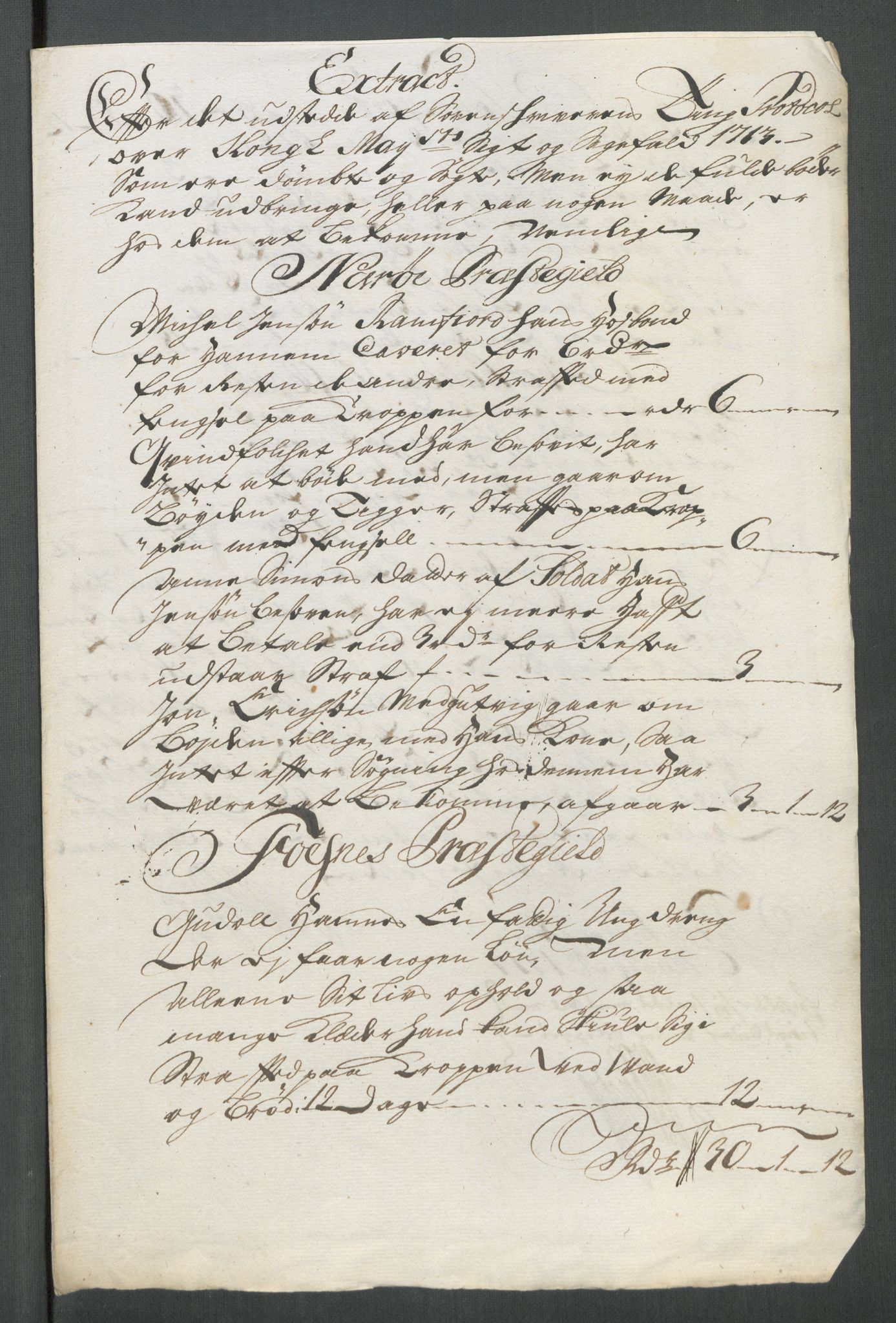 Rentekammeret inntil 1814, Reviderte regnskaper, Fogderegnskap, RA/EA-4092/R64/L4434: Fogderegnskap Namdal, 1713, s. 188