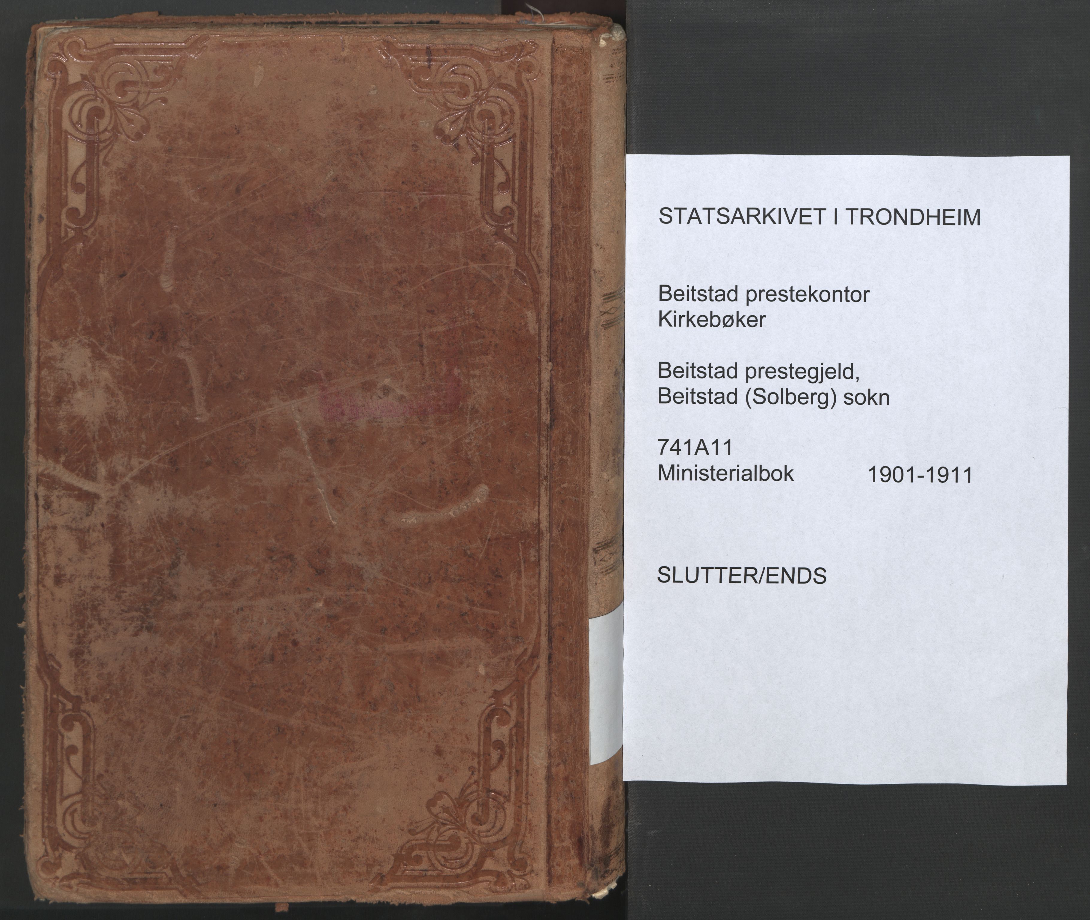 Ministerialprotokoller, klokkerbøker og fødselsregistre - Nord-Trøndelag, AV/SAT-A-1458/741/L0397: Ministerialbok nr. 741A11, 1901-1911