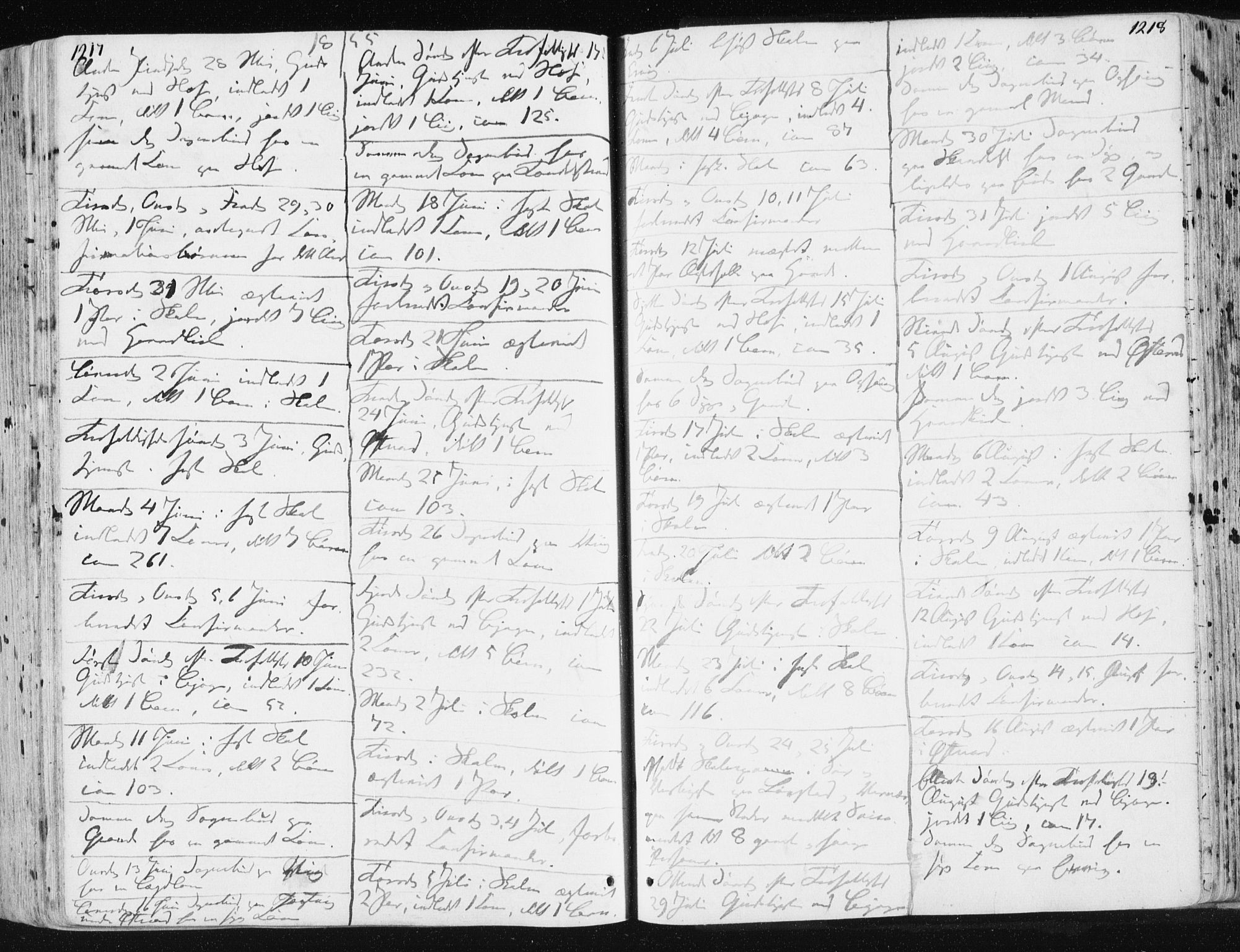 Ministerialprotokoller, klokkerbøker og fødselsregistre - Sør-Trøndelag, SAT/A-1456/659/L0736: Ministerialbok nr. 659A06, 1842-1856, s. 1217-1218