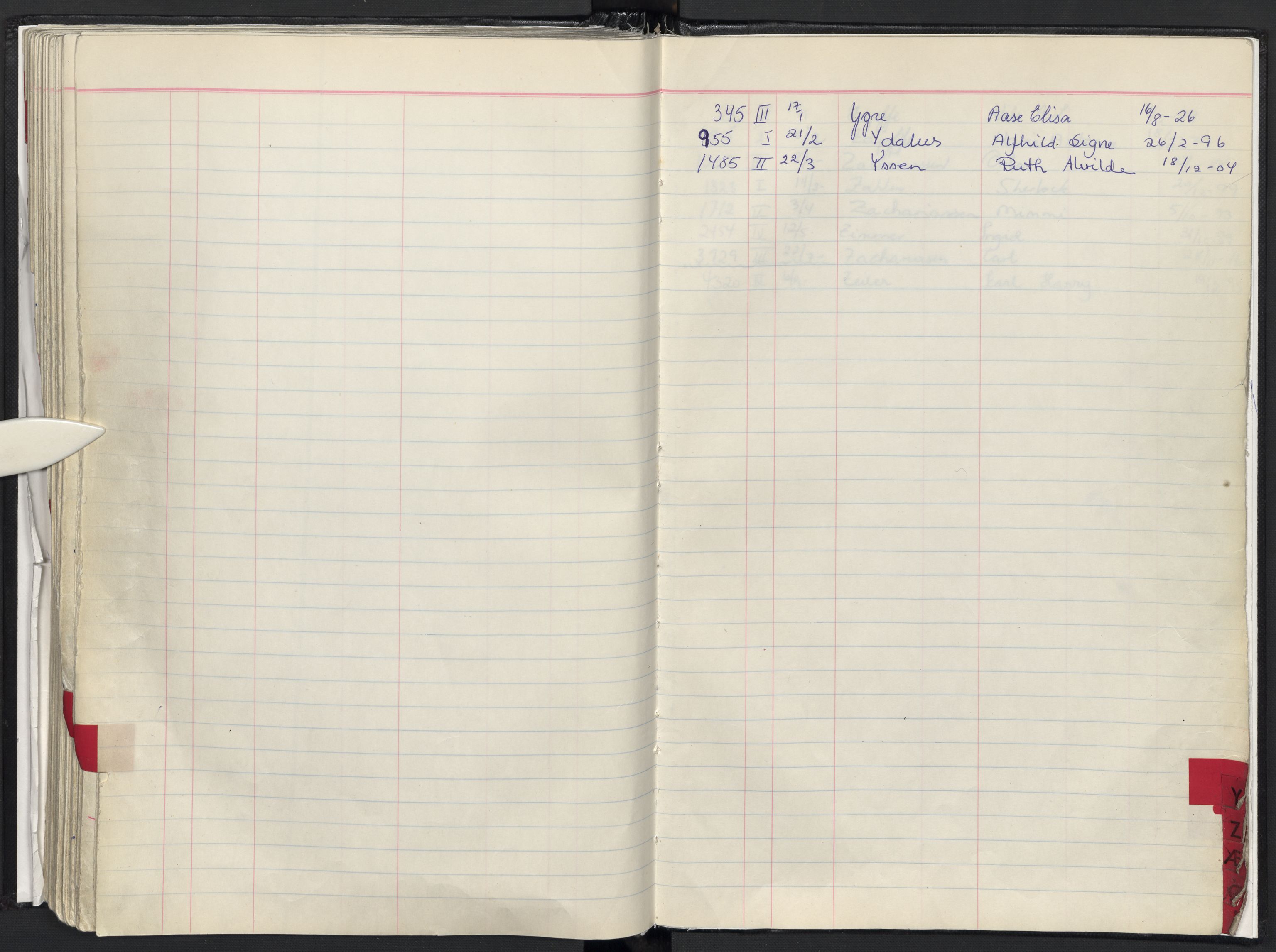 Oslo skifterett, AV/SAO-A-10383/F/Fa/Faa/L0076: Navneregister dødsfallssaker, 1976