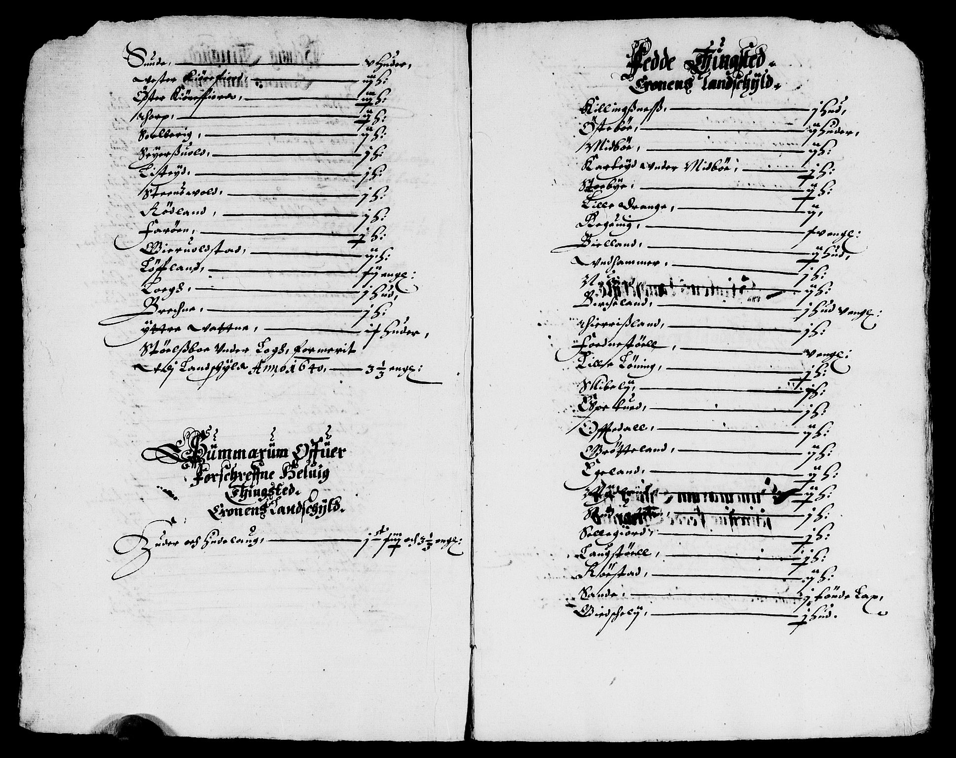 Rentekammeret inntil 1814, Reviderte regnskaper, Lensregnskaper, AV/RA-EA-5023/R/Rb/Rbr/L0013: Lista len, 1640-1642