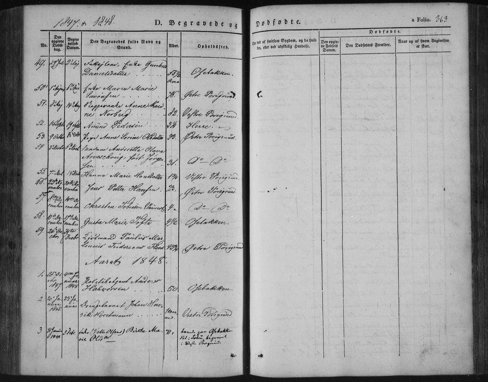 Porsgrunn kirkebøker , AV/SAKO-A-104/F/Fa/L0006: Ministerialbok nr. 6, 1841-1857, s. 363