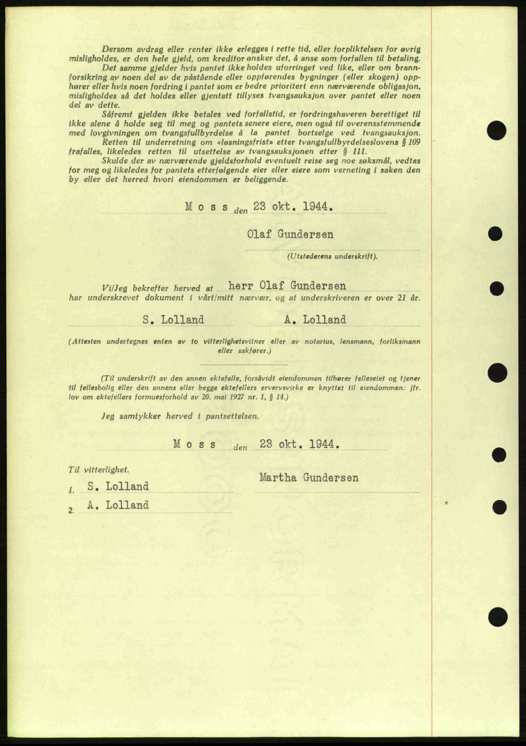 Moss sorenskriveri, SAO/A-10168: Pantebok nr. B13, 1943-1945, Dagboknr: 1728/1944