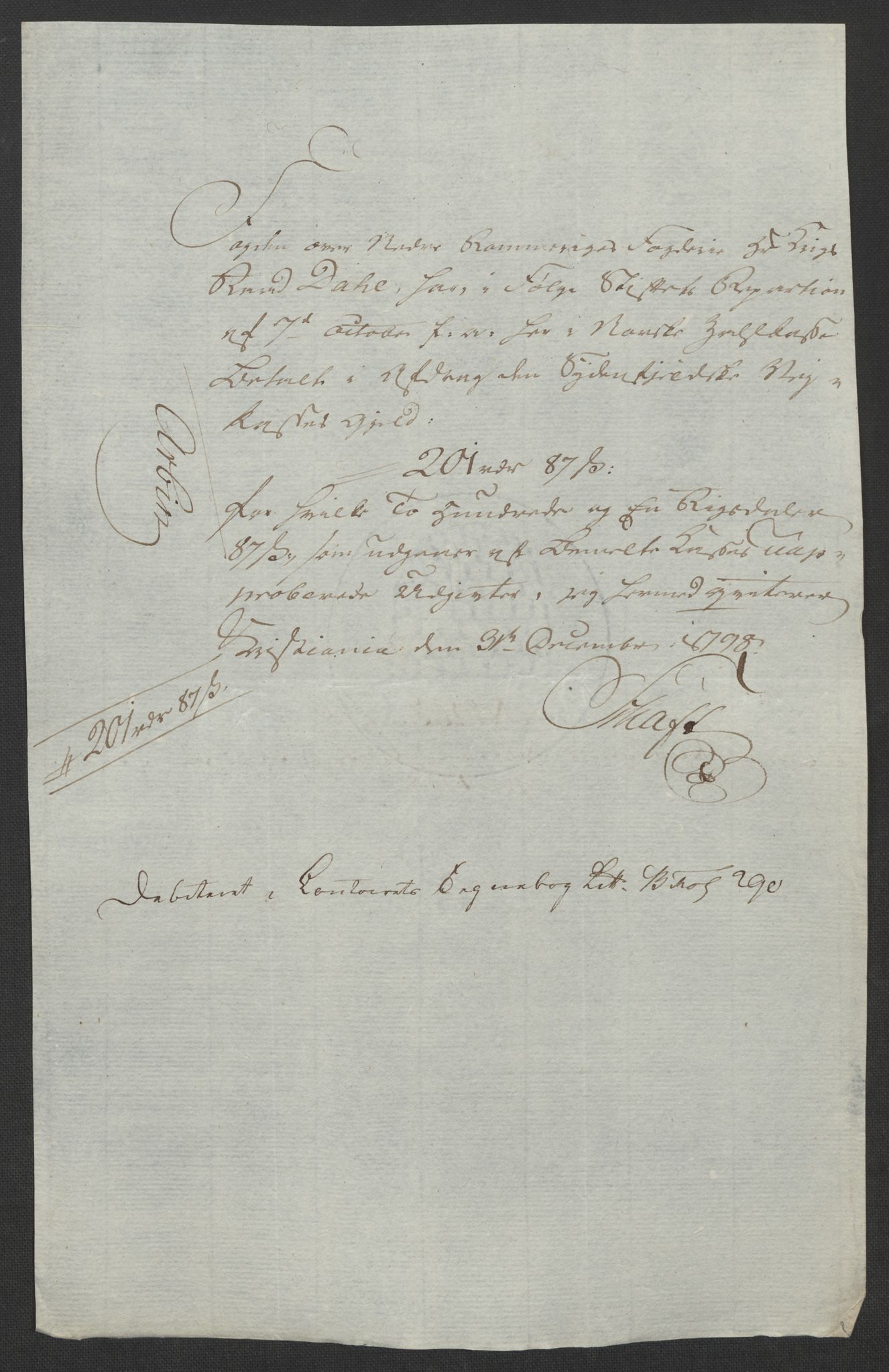 Rentekammeret inntil 1814, Reviderte regnskaper, Fogderegnskap, AV/RA-EA-4092/R11/L0674: Fogderegnskap Nedre Romerike, 1798, s. 464