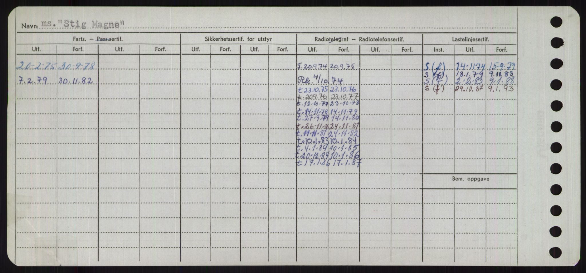 Sjøfartsdirektoratet med forløpere, Skipsmålingen, RA/S-1627/H/Ha/L0005/0002: Fartøy, S-Sven / Fartøy, Skjo-Sven, s. 494