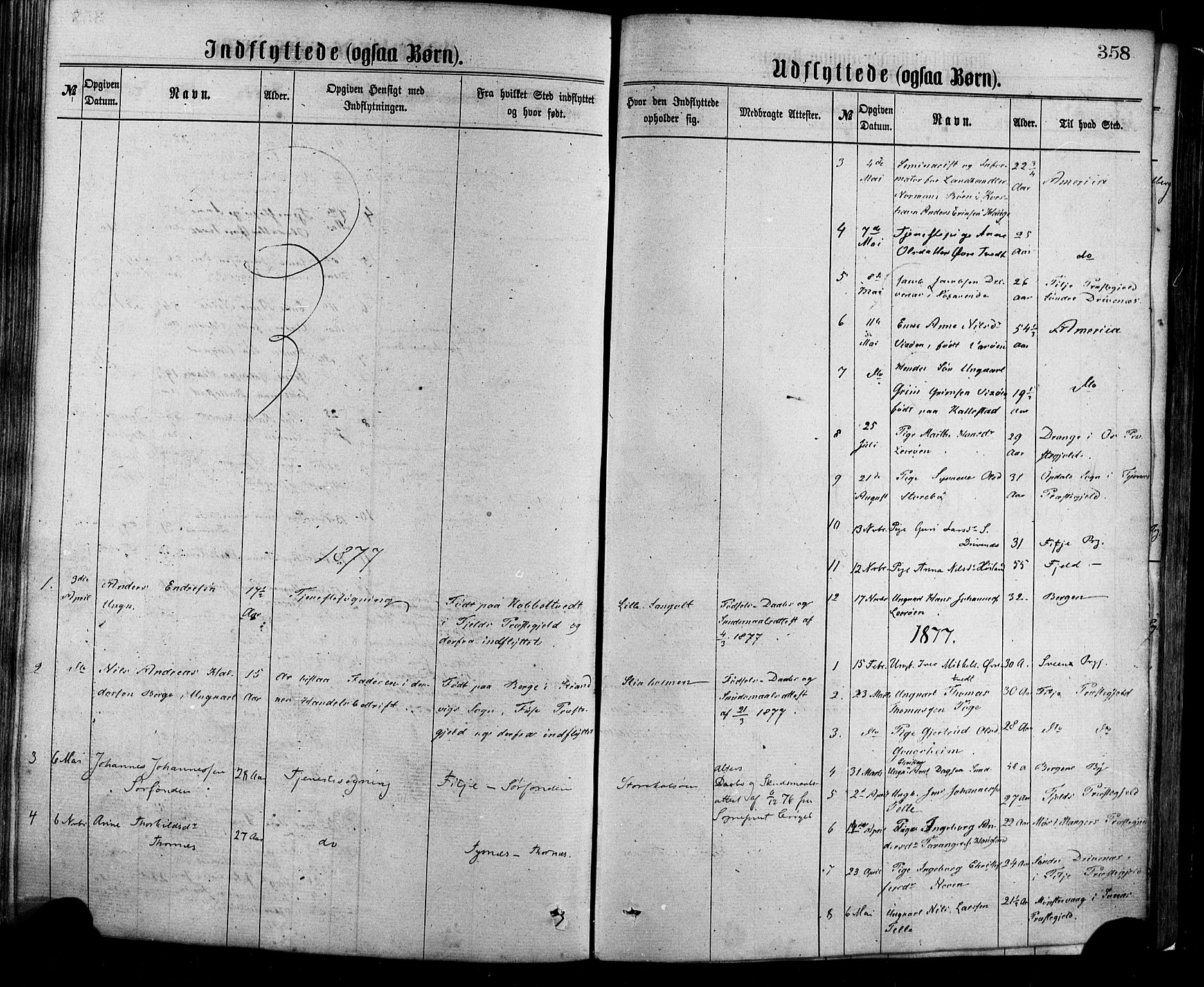 Sund sokneprestembete, AV/SAB-A-99930: Ministerialbok nr. A 15, 1867-1881, s. 358