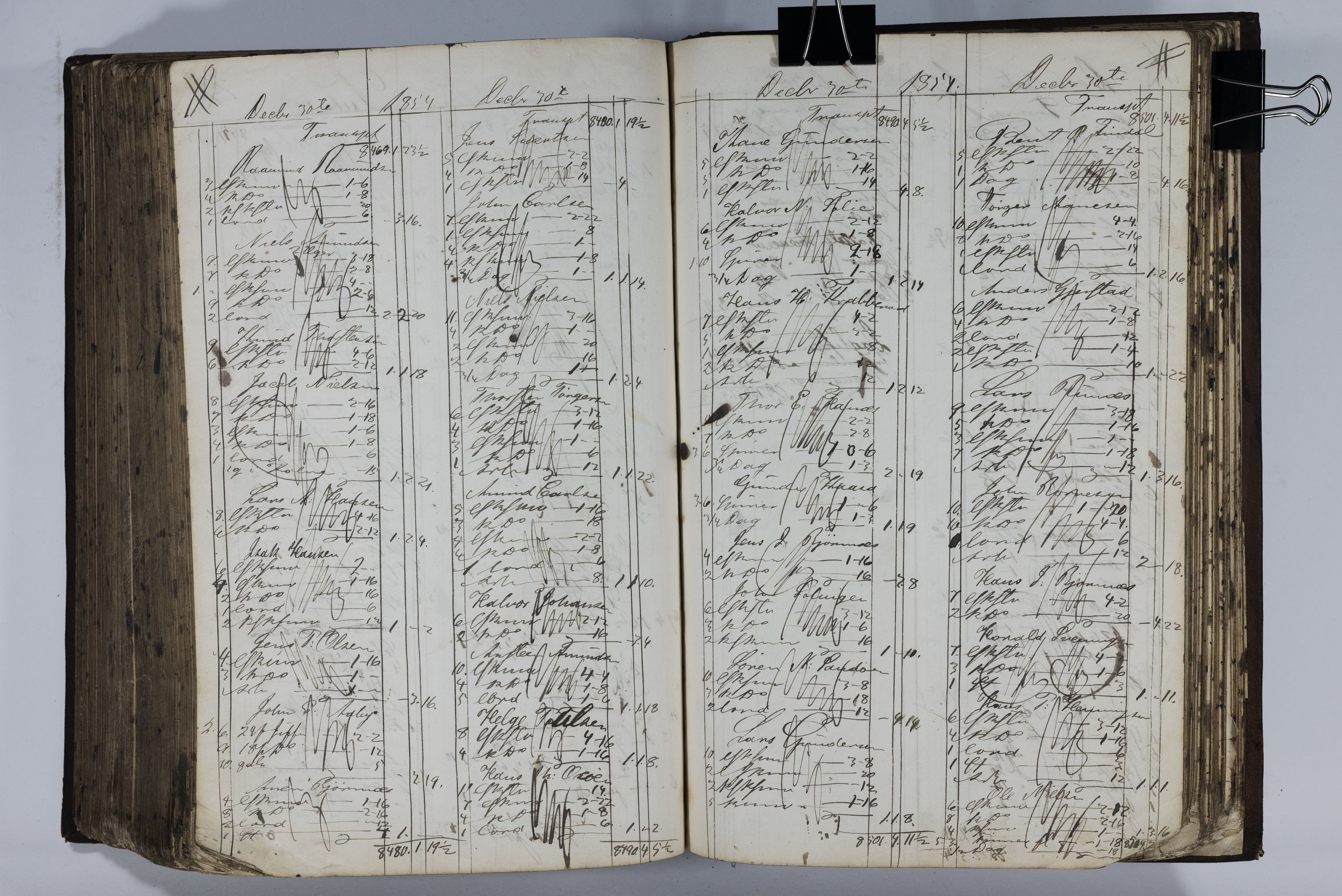 Blehr/ Kjellestad, TEMU/TGM-A-1212/R/Ra/L0005: Hugste bog, 1850-1855, s. 590