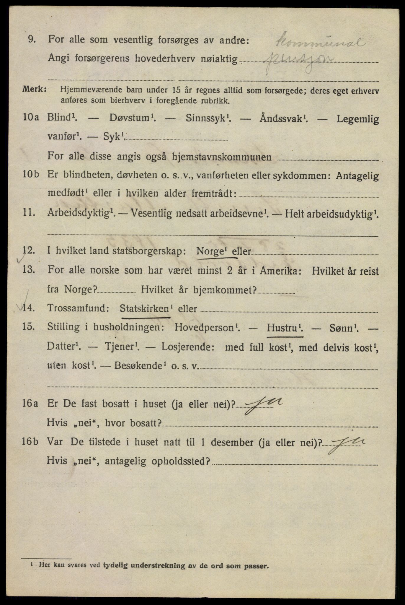 SAO, Folketelling 1920 for 0301 Kristiania kjøpstad, 1920, s. 487042