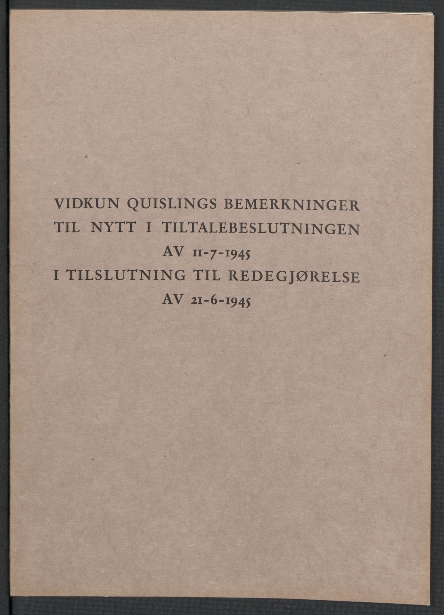 Landssvikarkivet, Oslo politikammer, AV/RA-S-3138-01/D/Da/L0003: Dnr. 29, 1945, s. 3406