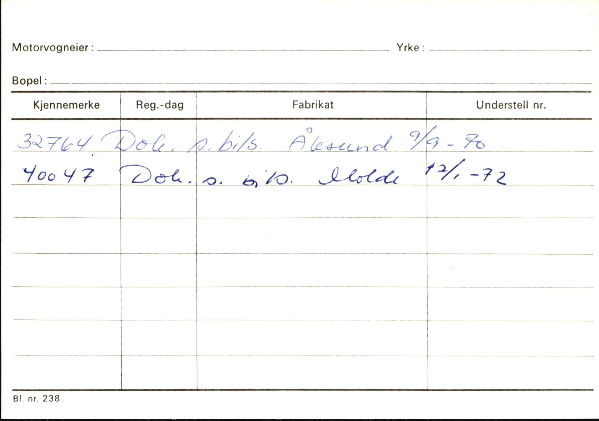 Statens vegvesen, Sogn og Fjordane vegkontor, AV/SAB-A-5301/4/F/L0145: Registerkort Vågsøy S-Å. Årdal I-P, 1945-1975, s. 1839