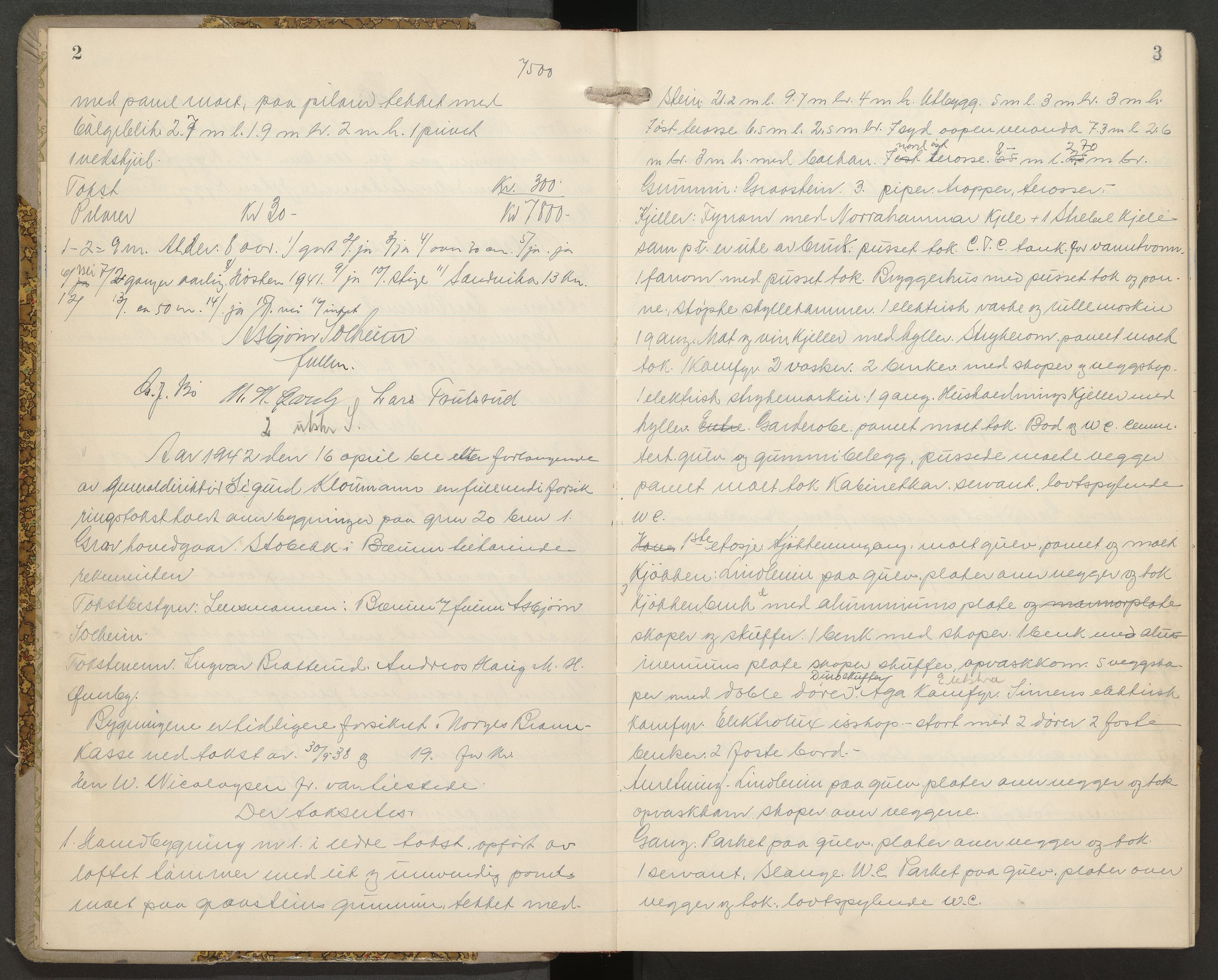 Norges brannkasse, branntakster Bærum, AV/SAO-A-11382/F/Fa/L0016: Branntakstprotokoll, 1942