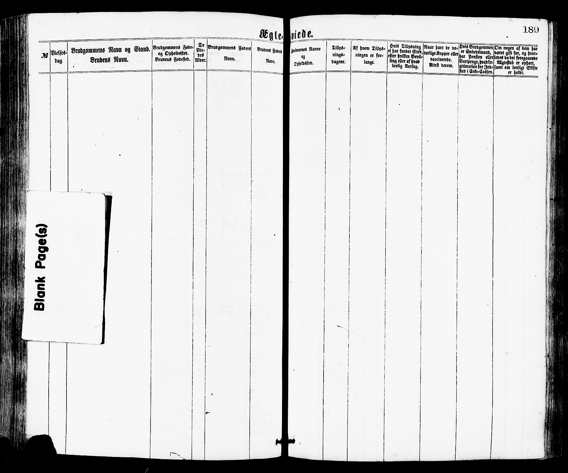 Avaldsnes sokneprestkontor, SAST/A -101851/H/Ha/Haa/L0012: Ministerialbok nr. A 12, 1865-1880, s. 189