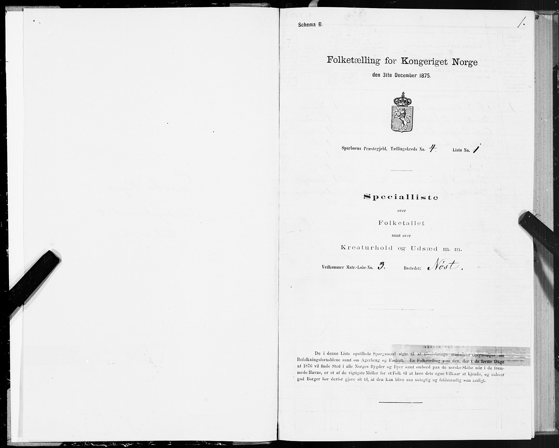 SAT, Folketelling 1875 for 1731P Sparbu prestegjeld, 1875, s. 2001