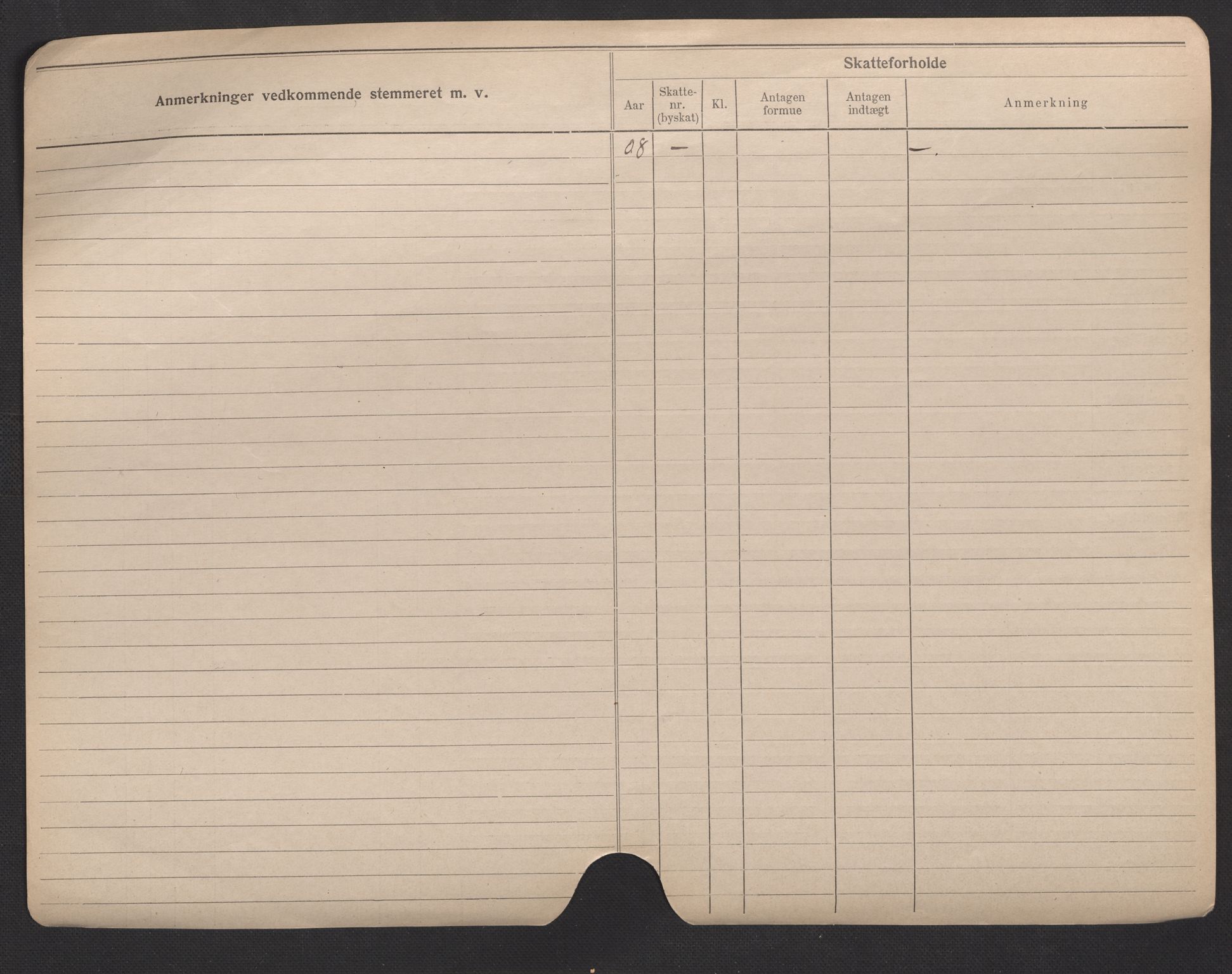 Oslo folkeregister, Registerkort, AV/SAO-A-11715/F/Fa/Fac/L0007: Menn, 1906-1914, s. 7b