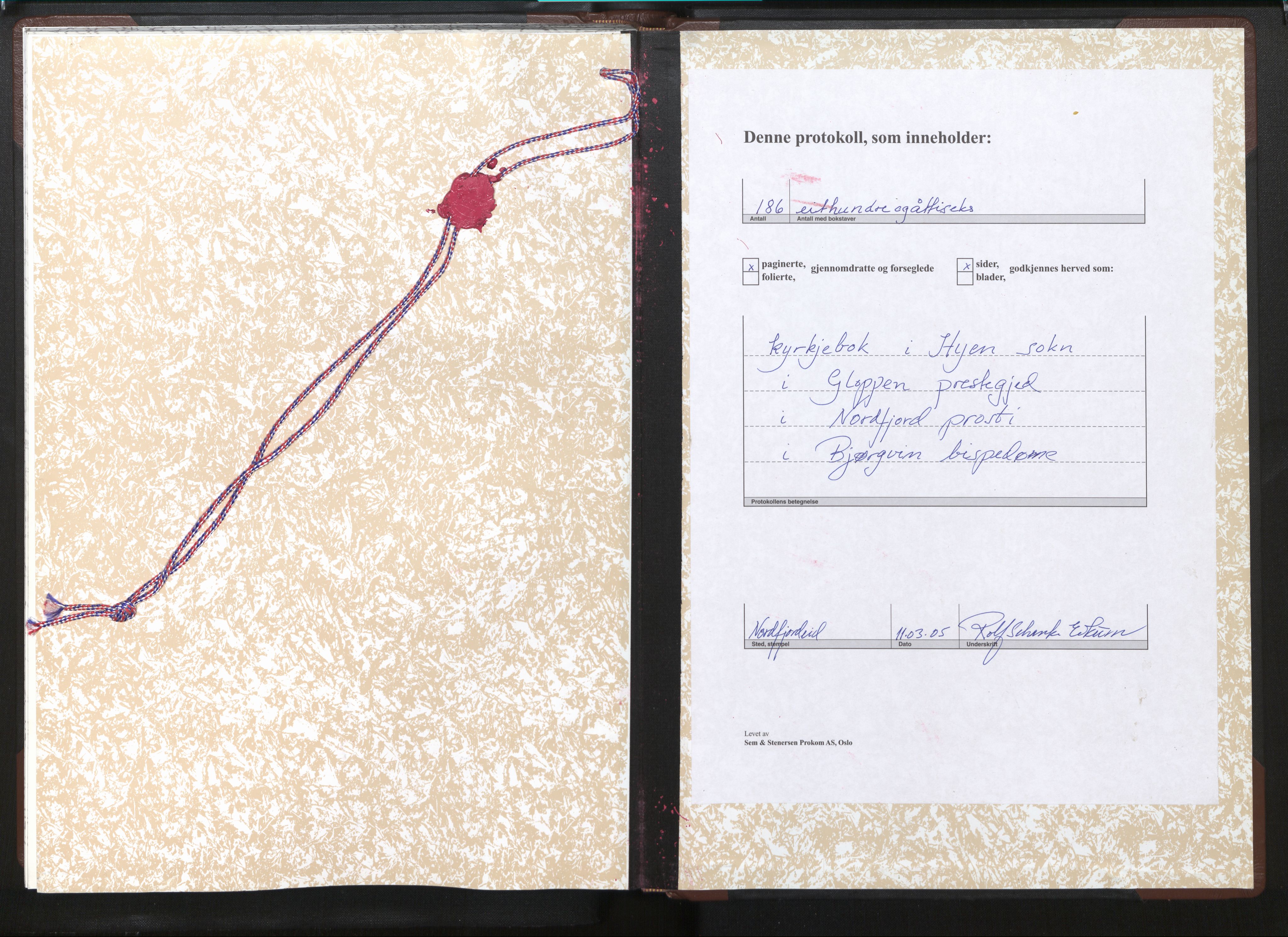 Gloppen sokneprestembete, AV/SAB-A-80101/H/Haa/Haae/L0006: Ministerialbok nr. E 6, 2006-2013