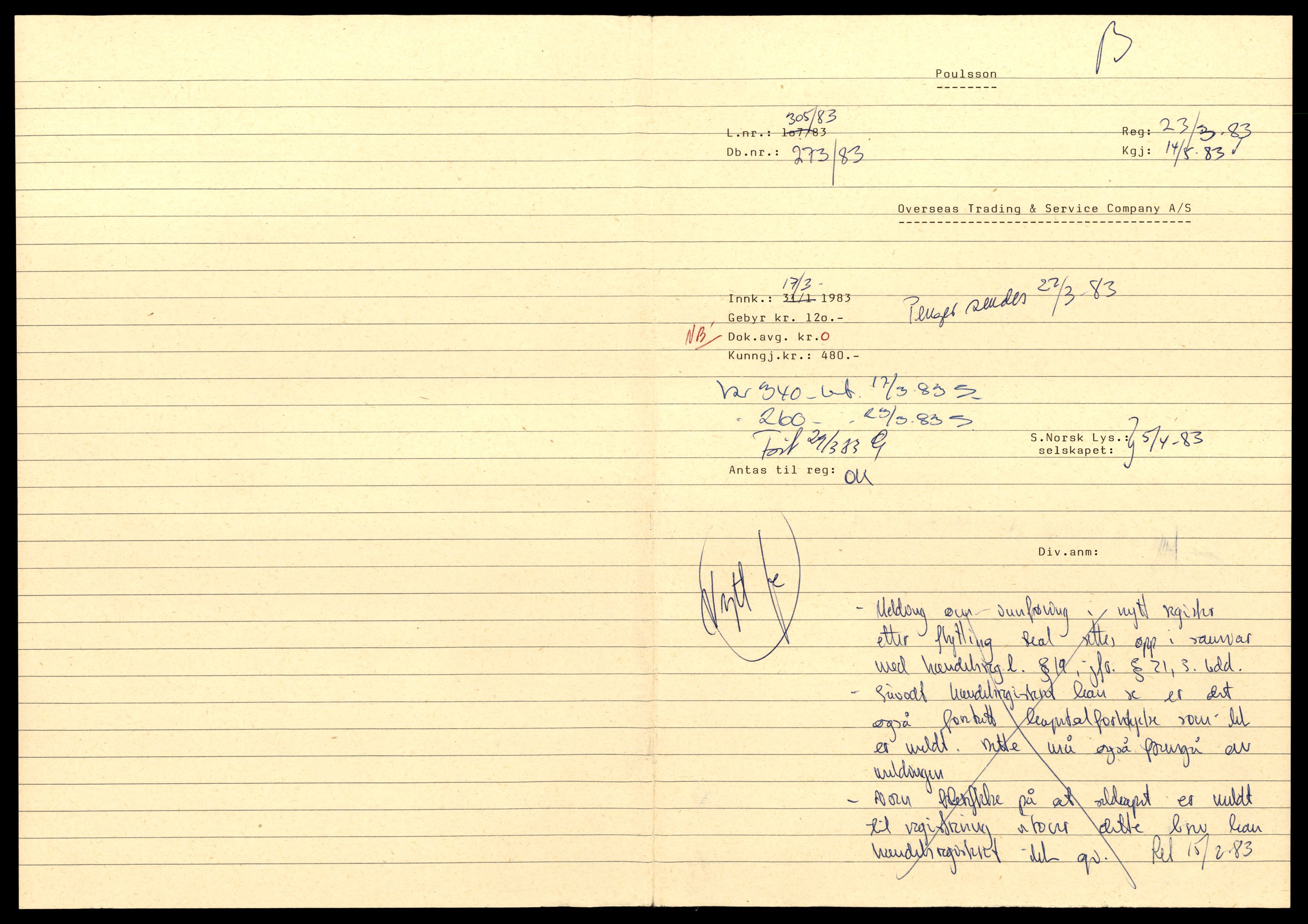 Asker og Bærum tingrett, AV/SAT-A-10379/K/Kb/Kbb/L0126: Aksjeselskap og andelslag i Bærum, Ov - Pc, 1944-1989, s. 1