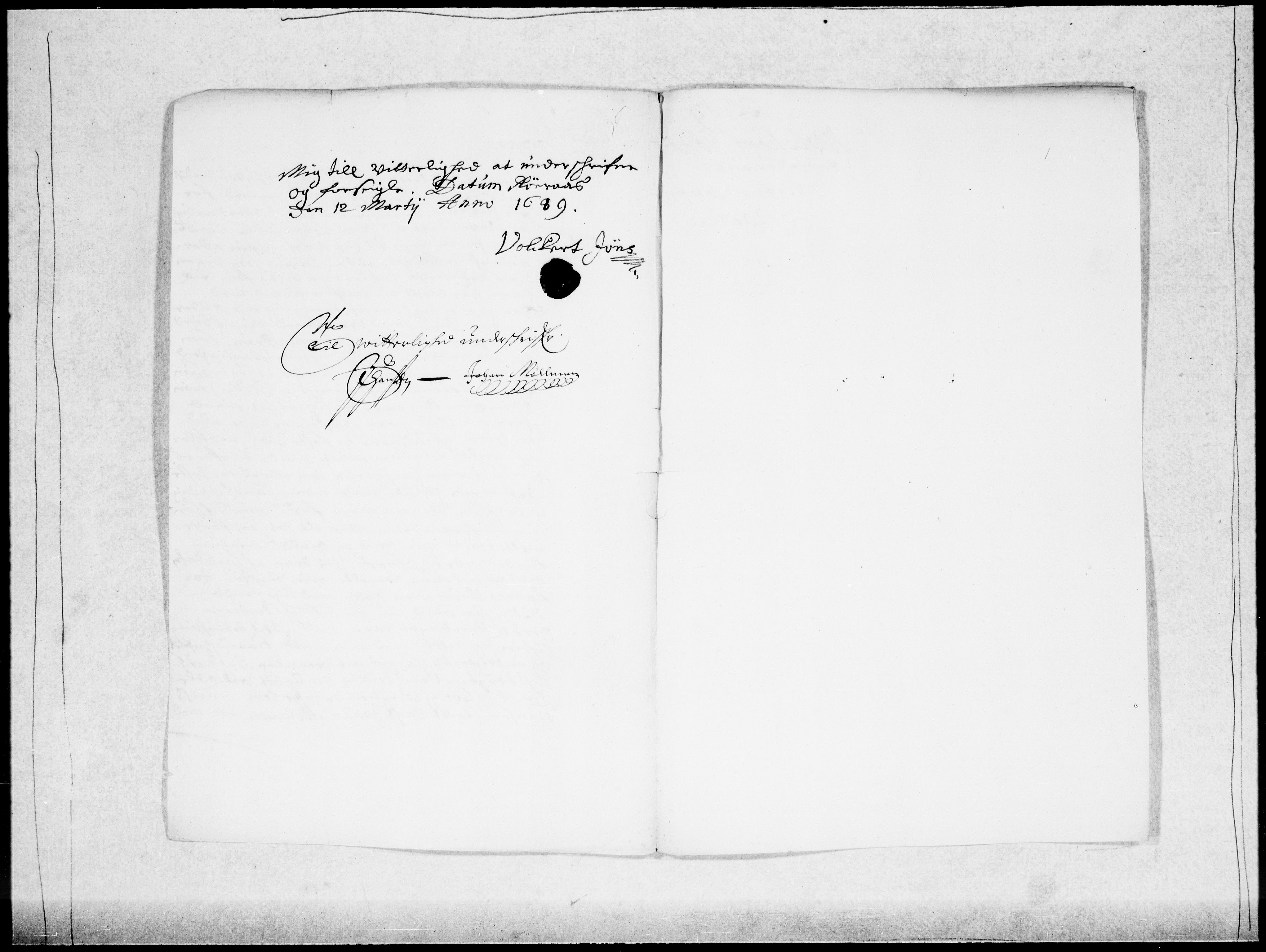 Danske Kanselli 1572-1799, AV/RA-EA-3023/F/Fc/Fcc/Fcca/L0042: Norske innlegg 1572-1799, 1688-1689, s. 499