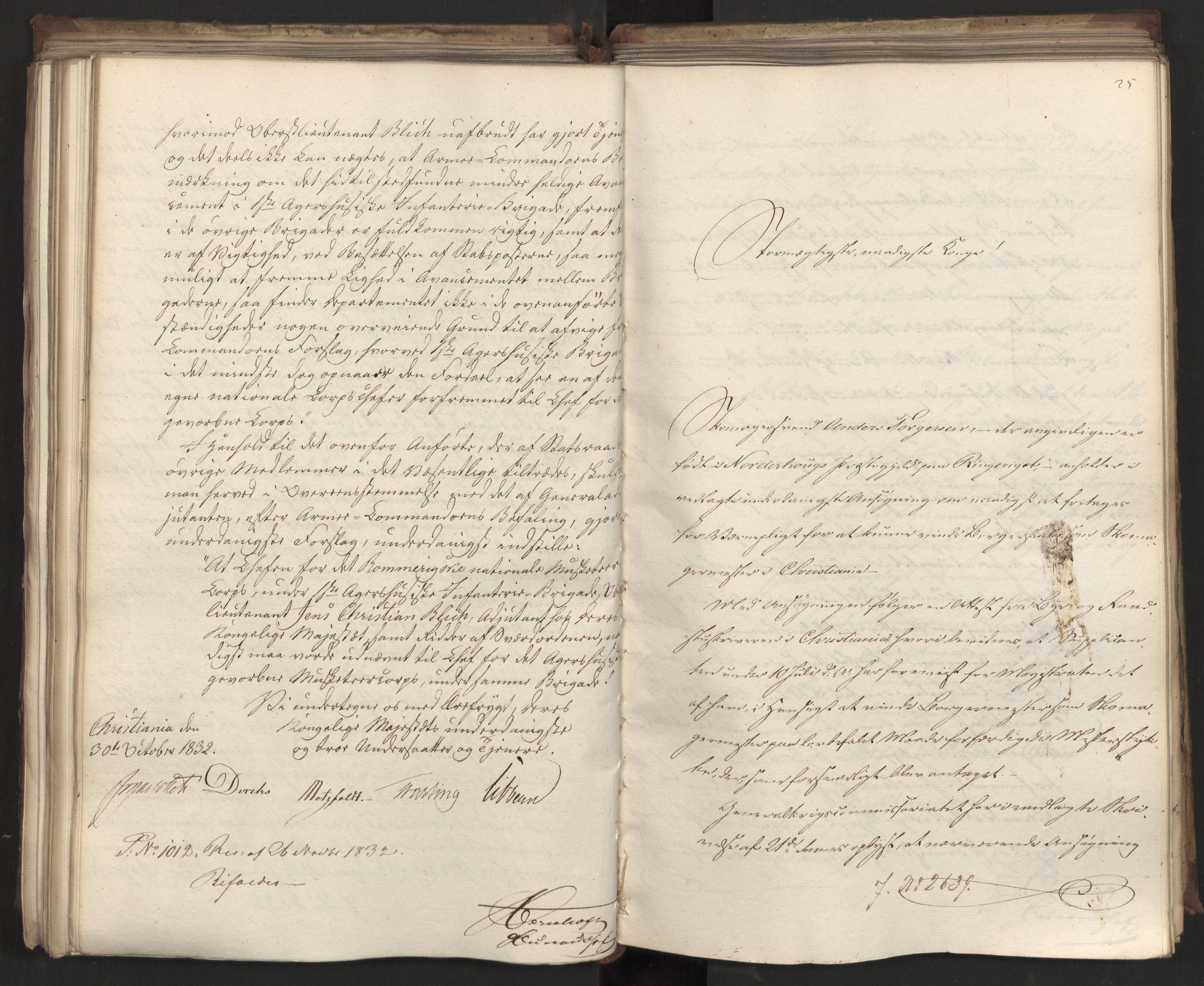 Statsrådsavdelingen i Stockholm, AV/RA-S-1003/D/Da/L0080: Regjeringsinnstillinger nr. 2550-2699, 1832, s. 294