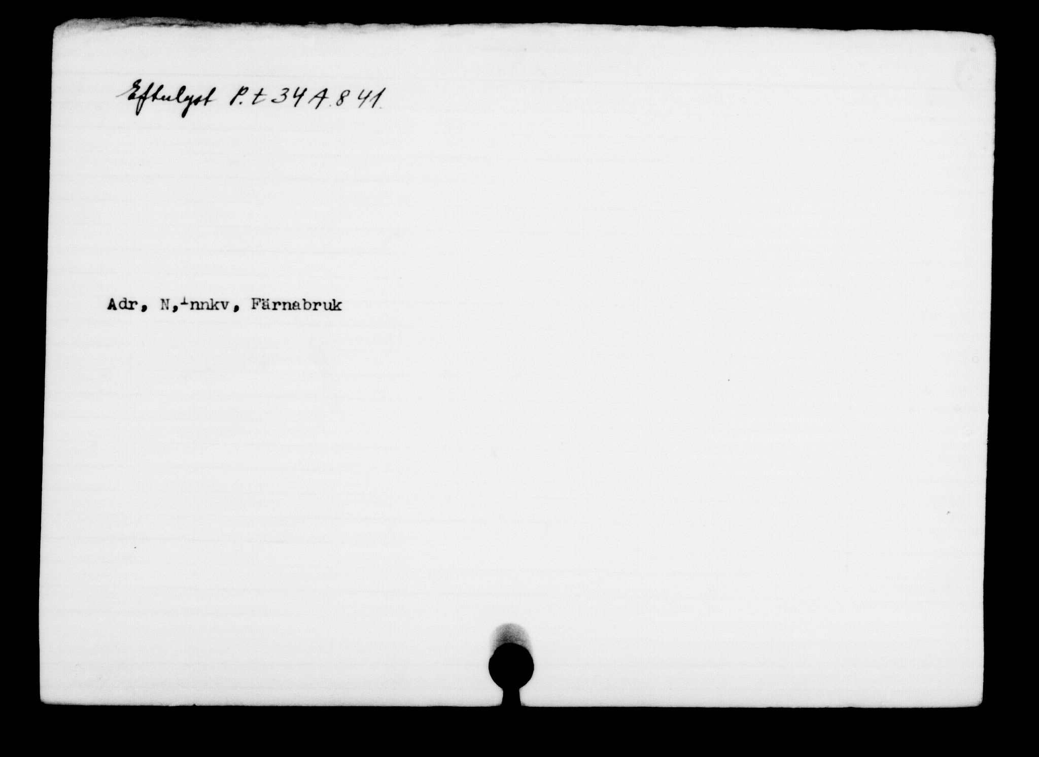 Utenriksstasjonene, Legasjonen i Stockholm, Flyktningkontoret, AV/RA-S-6753/V/Va/L0001: Kjesäterkartoteket, flyktninger med registreringsnr. 1-1000, 1940-1945, s. 862